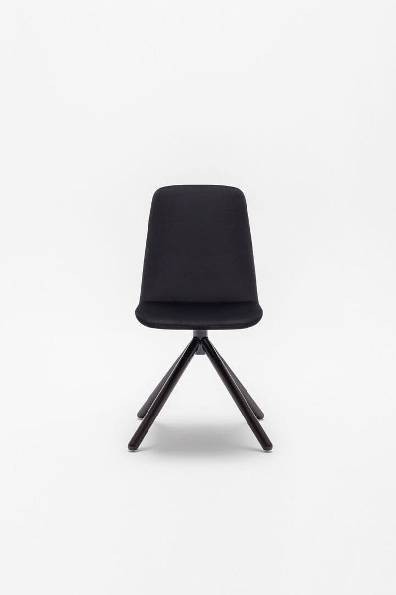 Ulti chair wooden swivel base