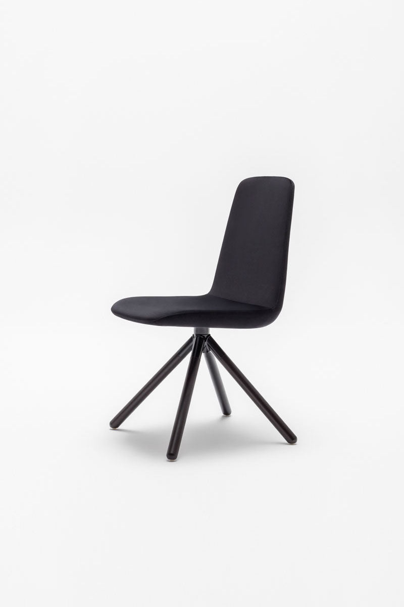 Ulti chair wooden swivel base