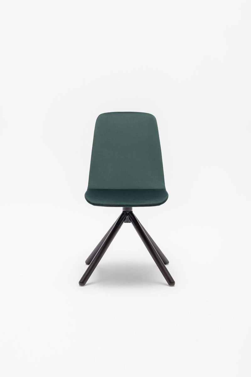Ulti chair wooden swivel base