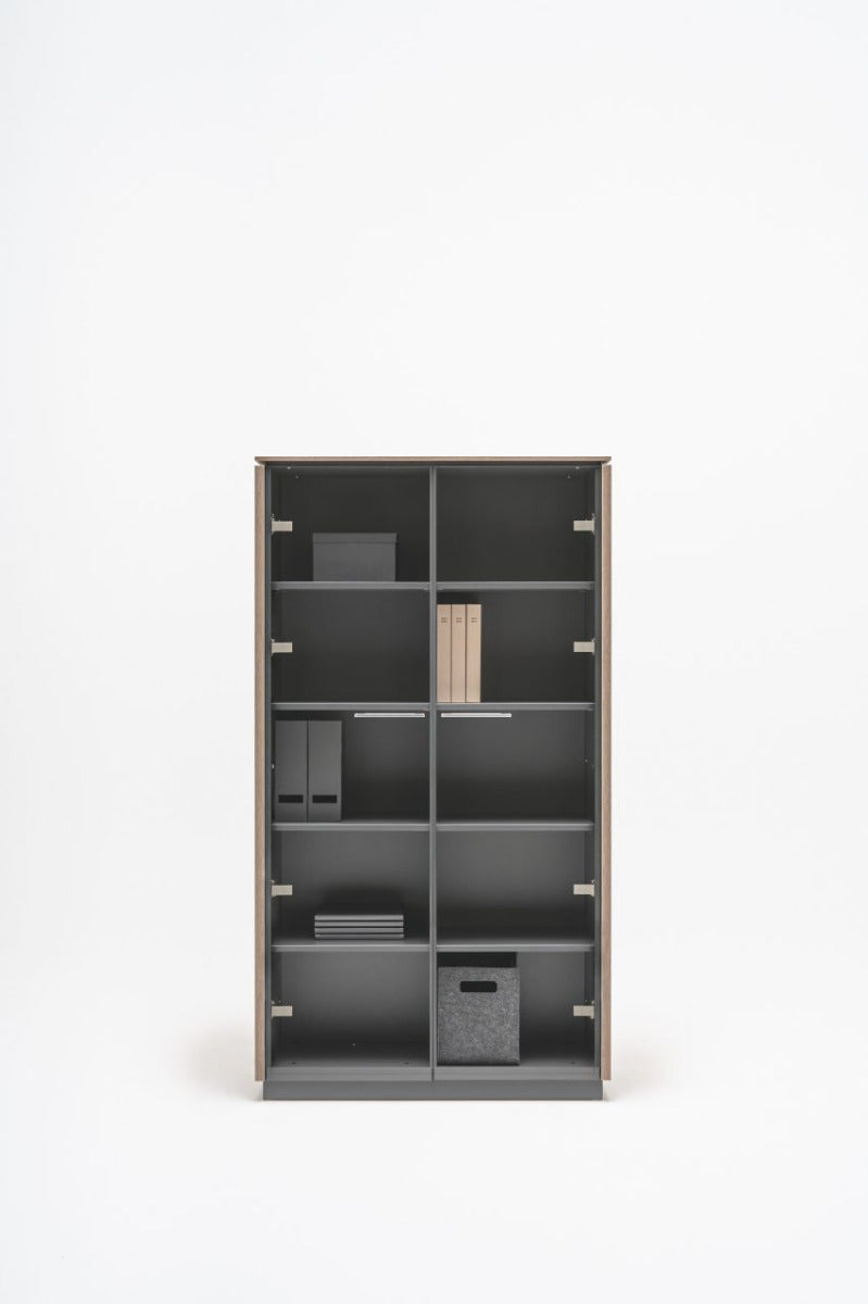 Status glass-door cabinet