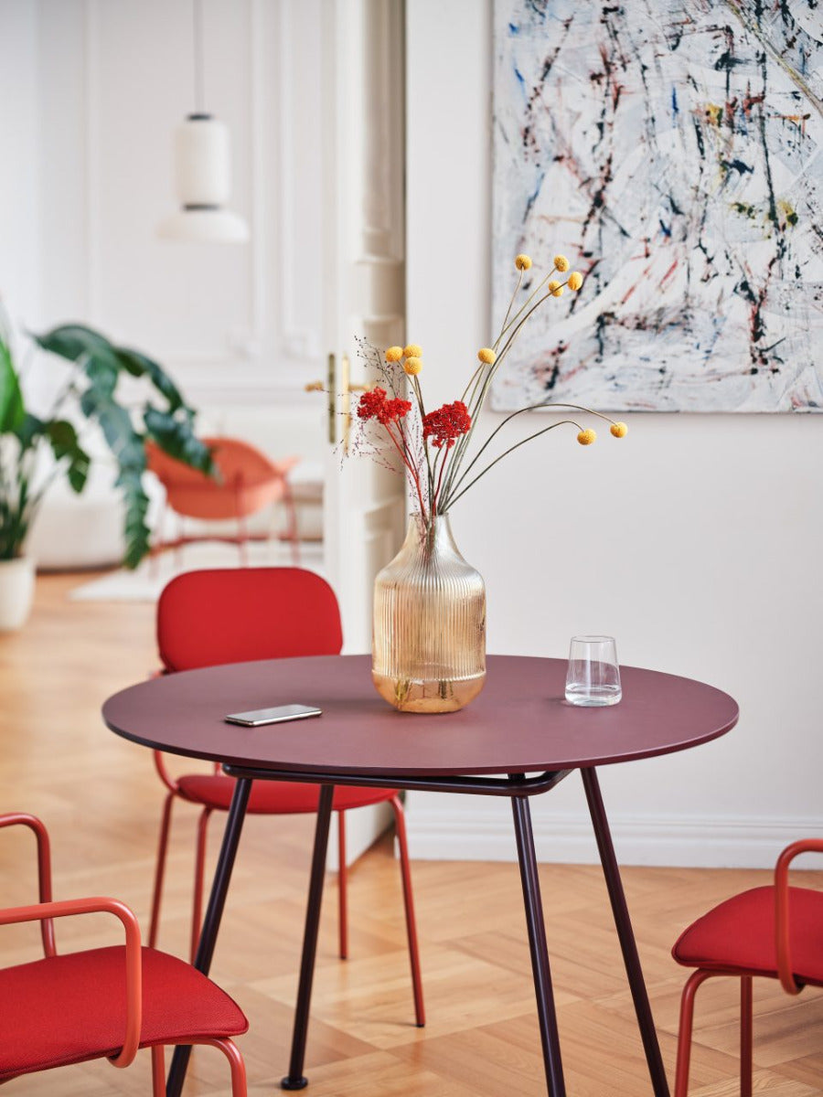 New upholstered chair 4-legged base