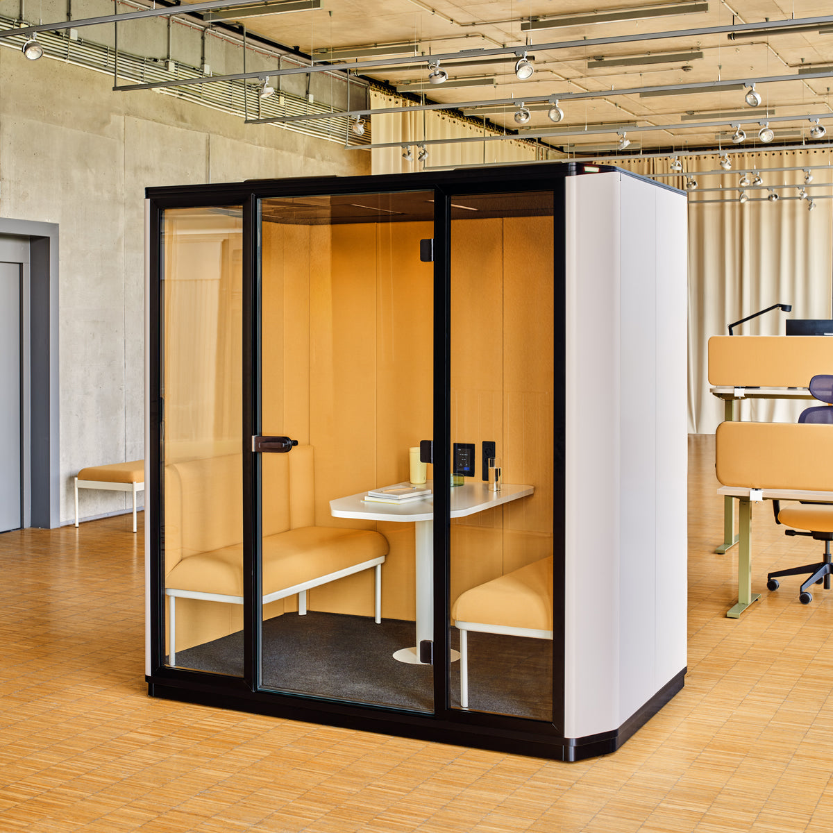 Coda 4-person acoustic booth