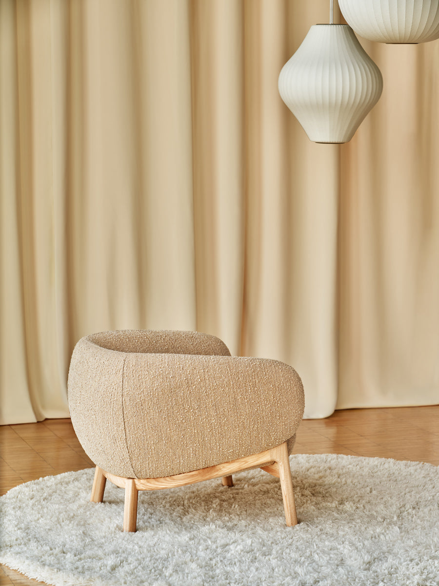 Grand armchair wooden base