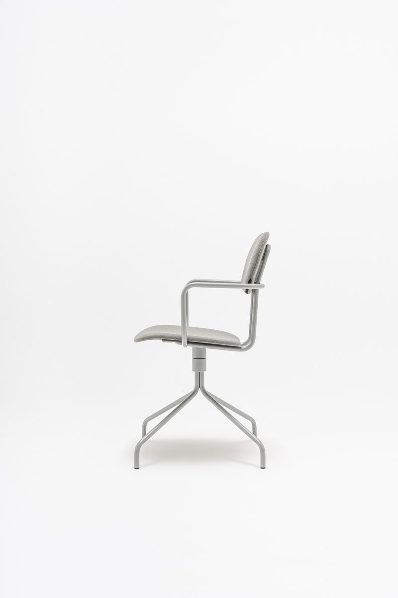 New upholstered chair swivel base