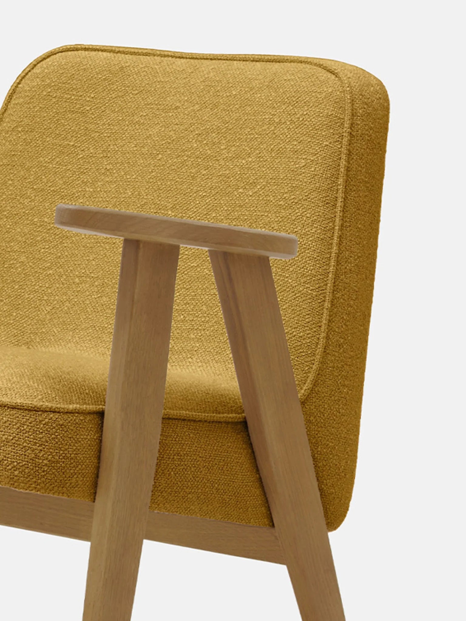 366 Rocking Chair in Boucle Mustard