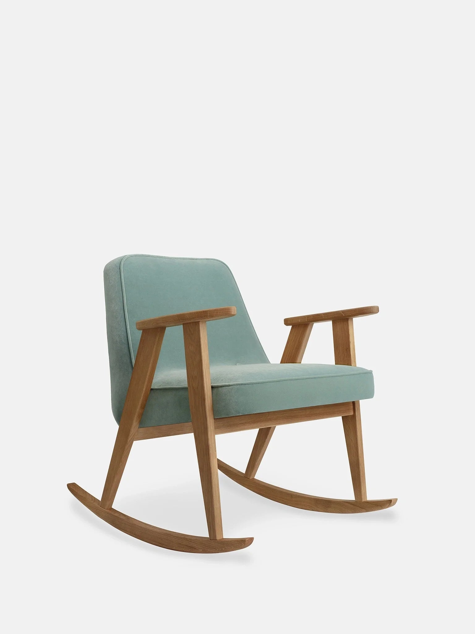 366 Schaukelstuhl in Samt Mint