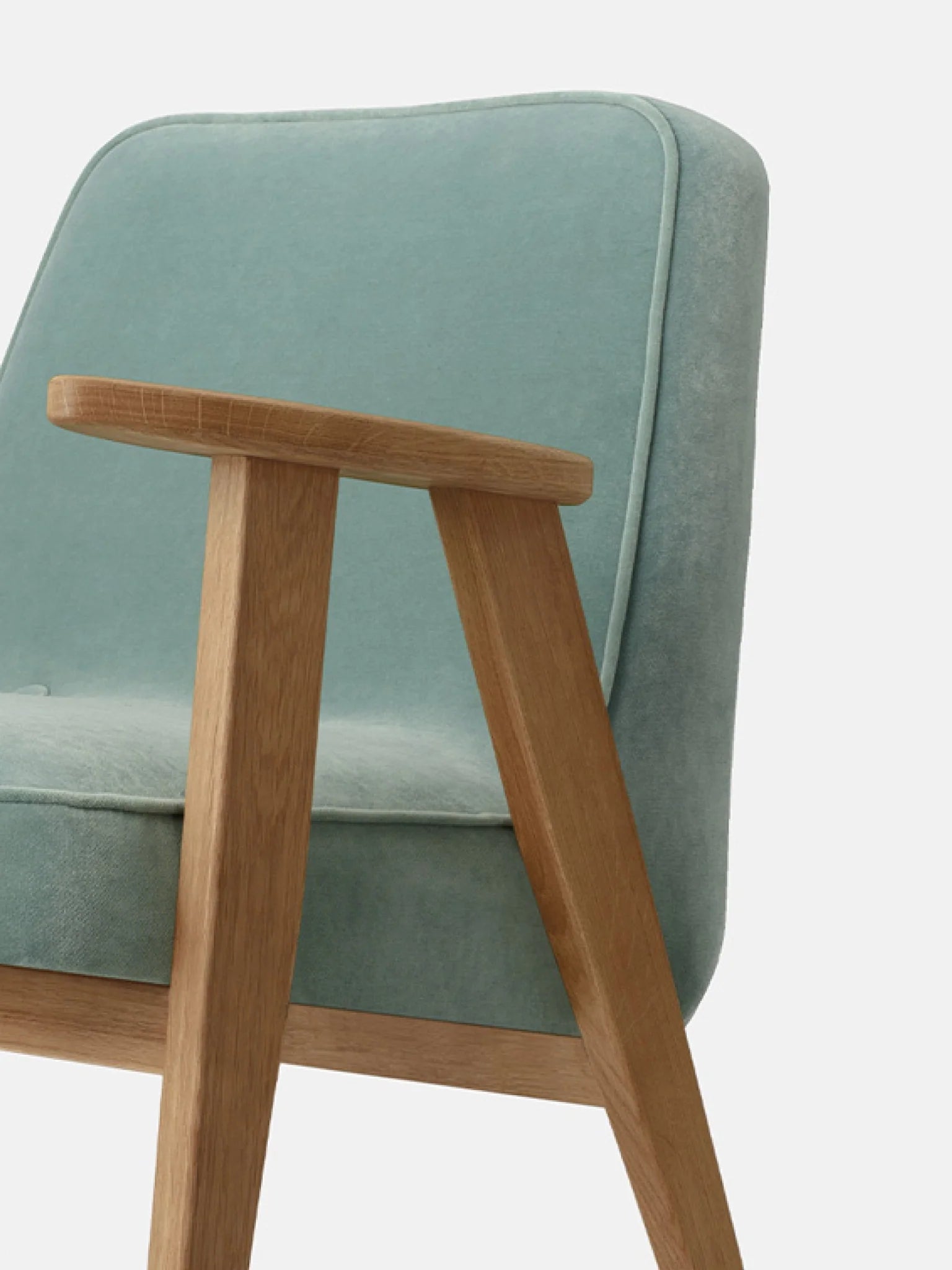 366 Armchair in Velvet Mint
