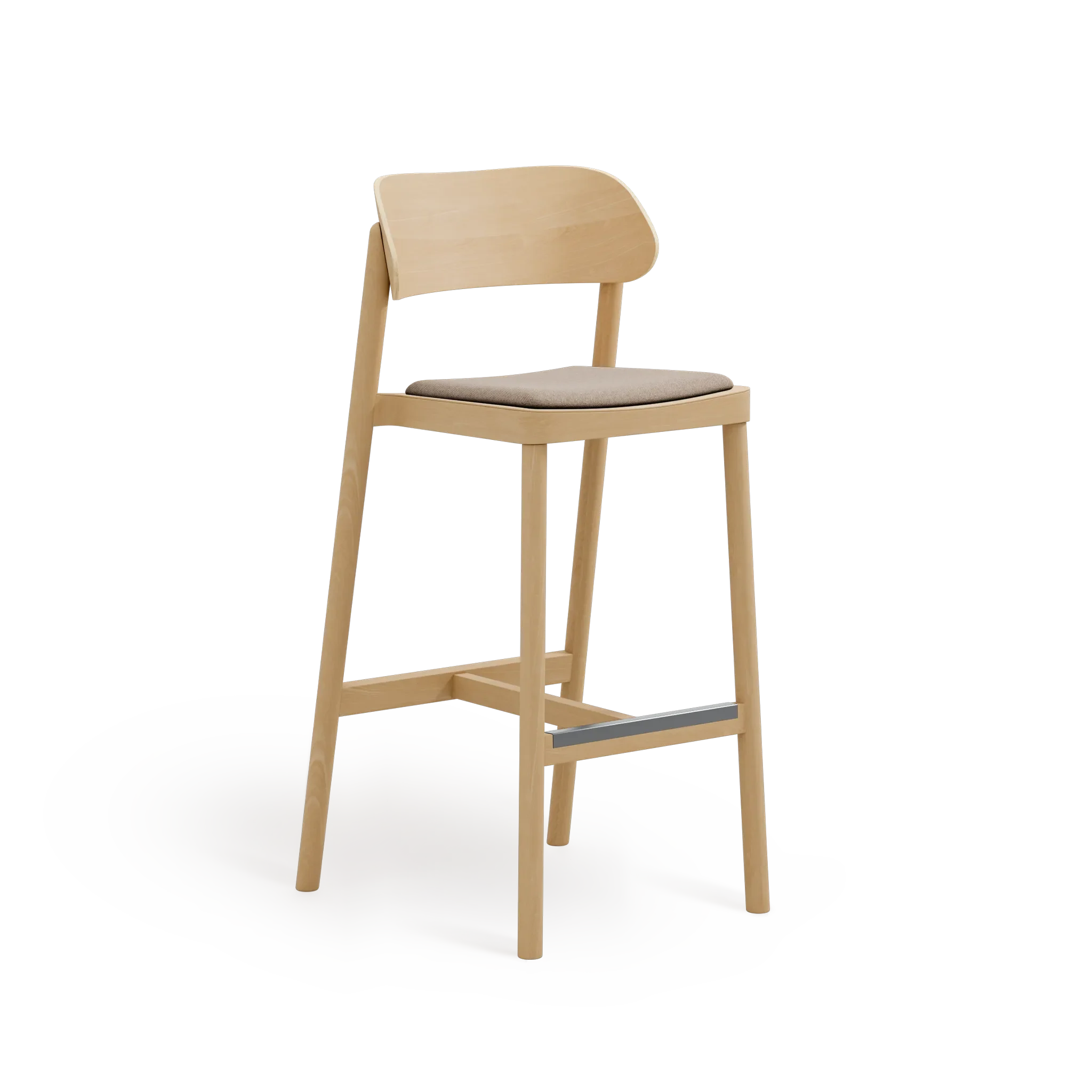 Nimm H-4590 Seat Uph Back Wood SH770