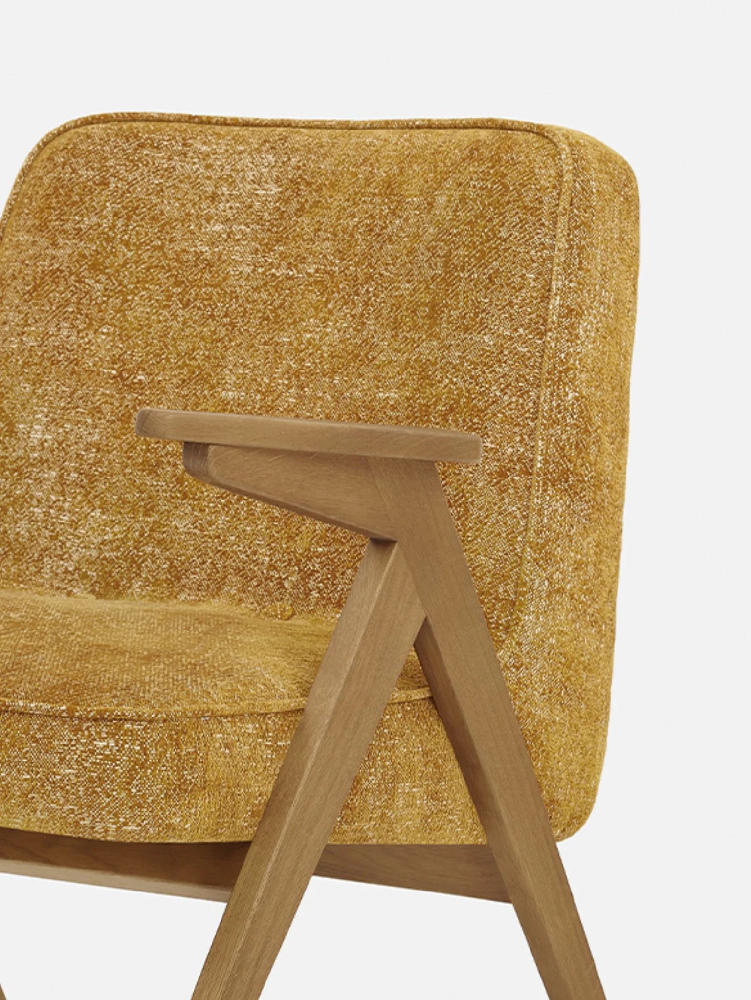 Bunny Armchair  in Marble Mustard