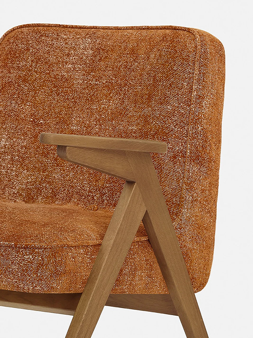 Hasen-Sessel in Marmororange