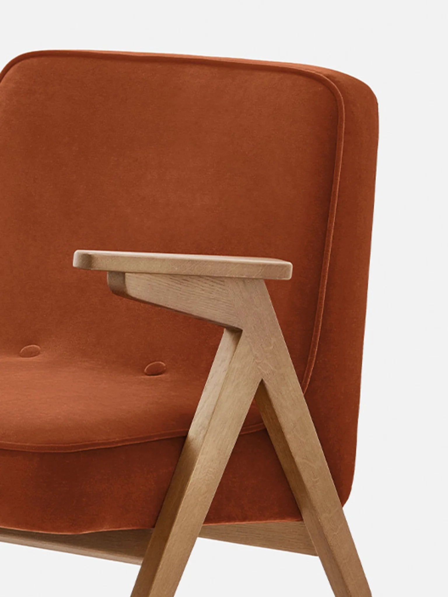 Bunny Armchair in Velvet Sierra