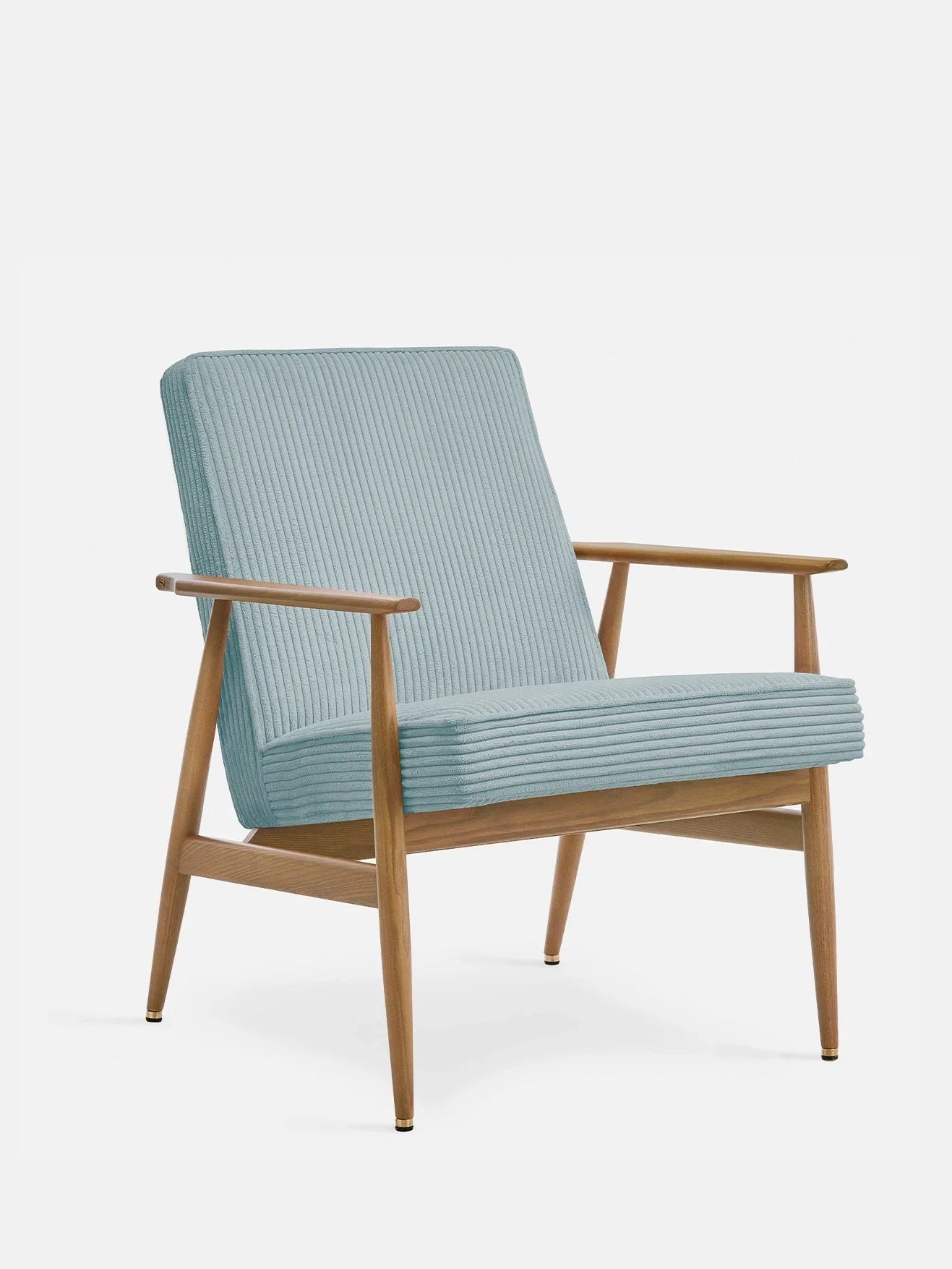 Fox Lounge Chair in Cord Mint