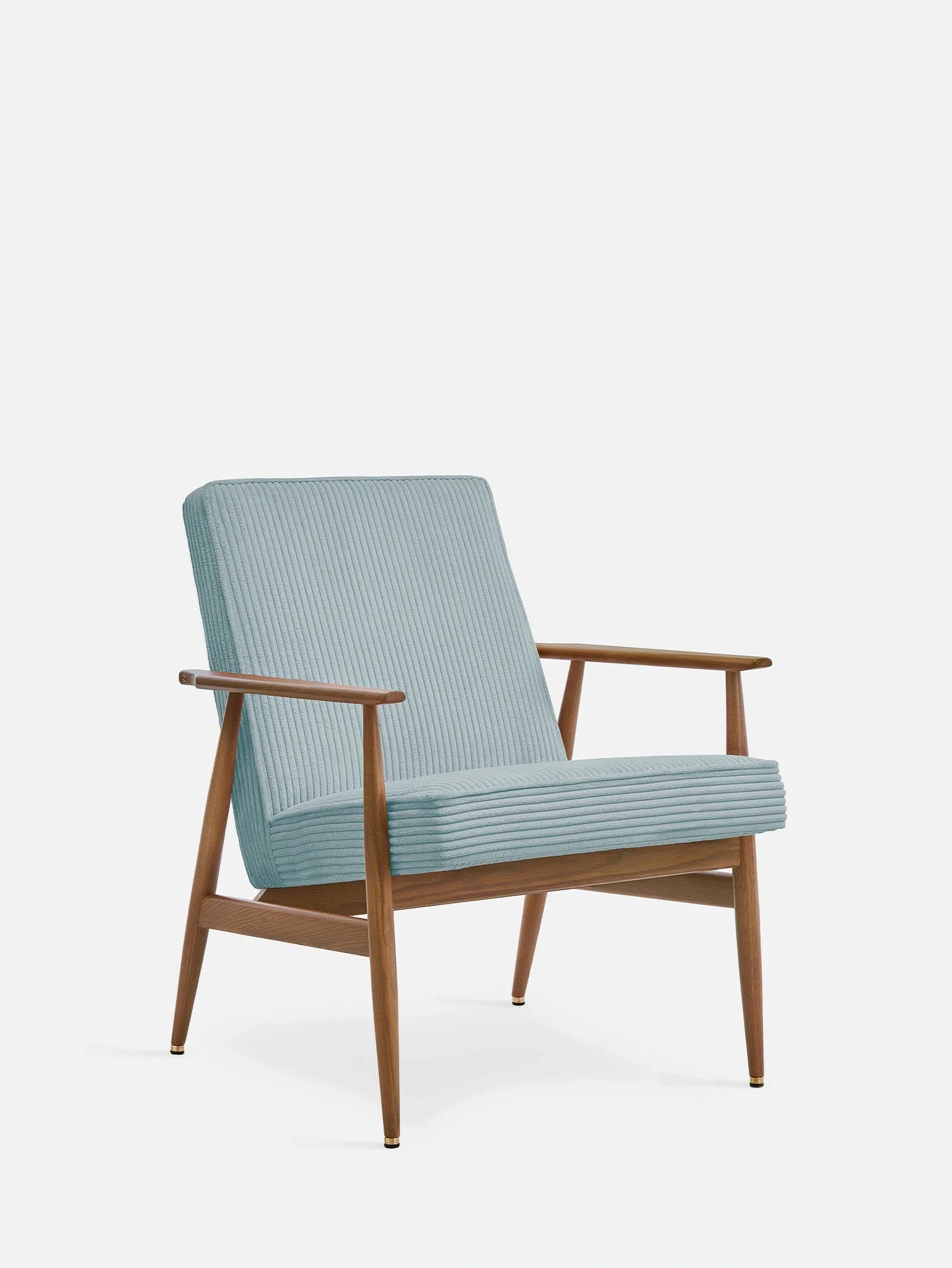 Fox Lounge Chair in Cord Mint