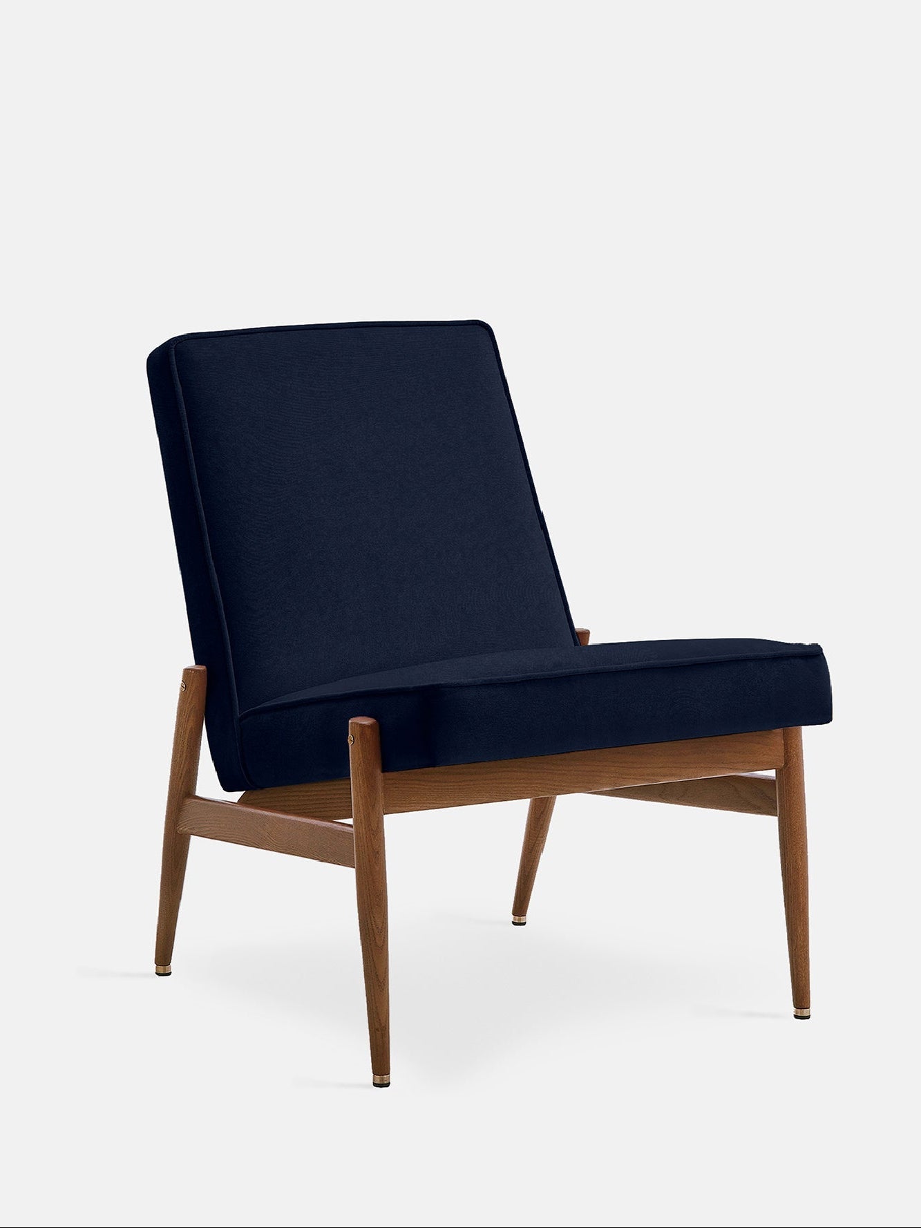 Fox Club Chair in Velvet Indigo