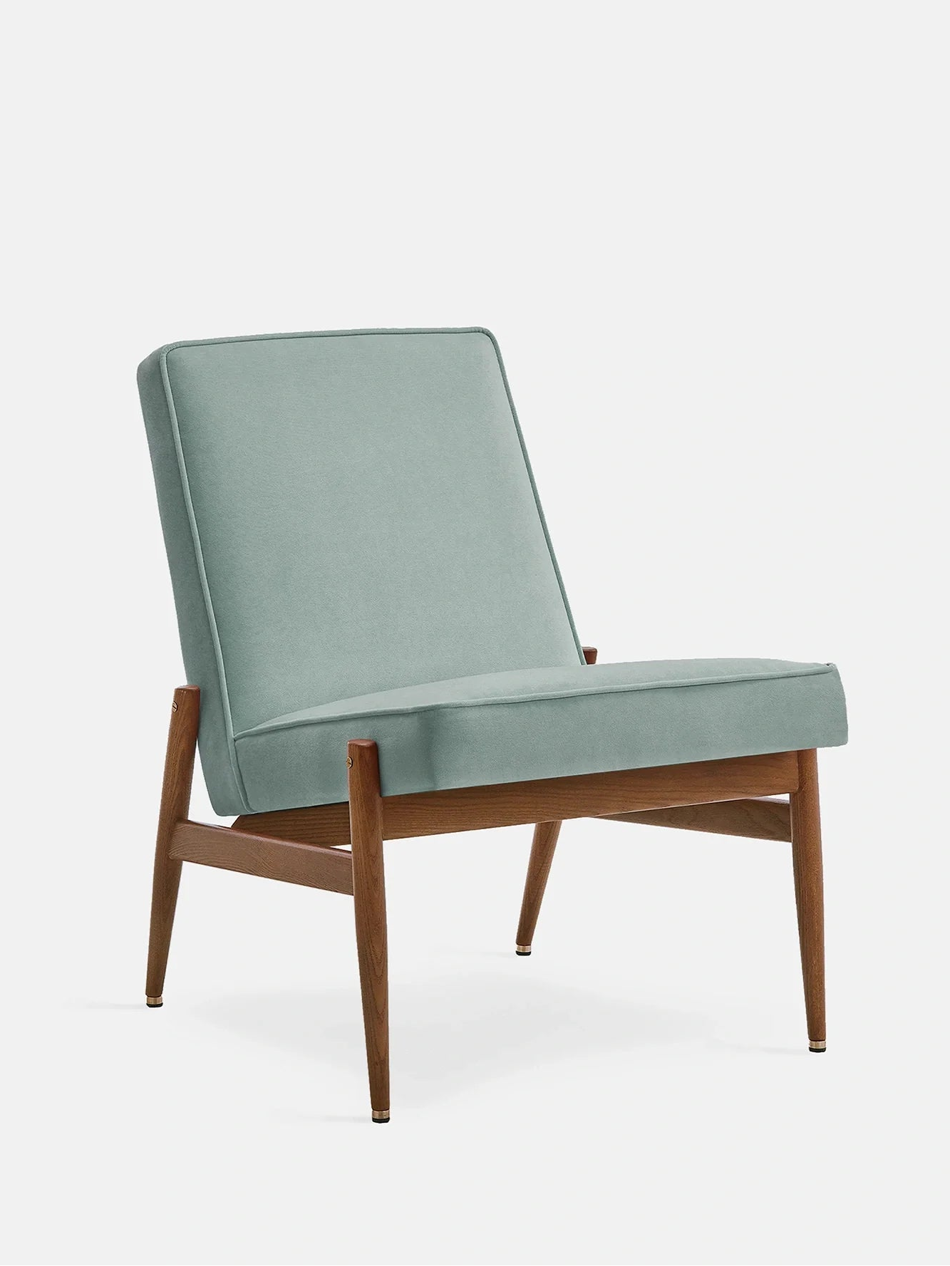 Fox Club Chair in Velvet Mint