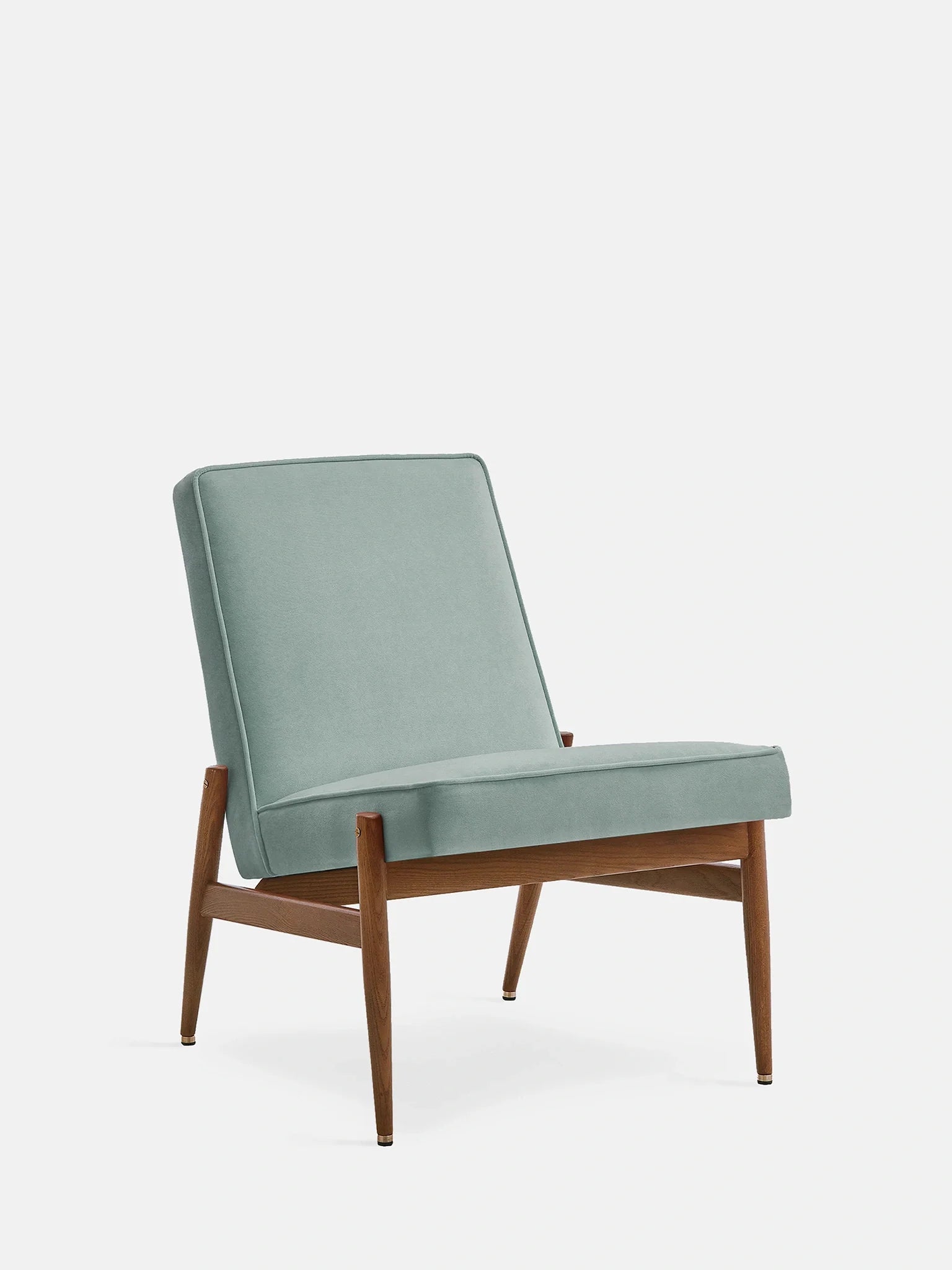 Fox Club Chair in Velvet Mint
