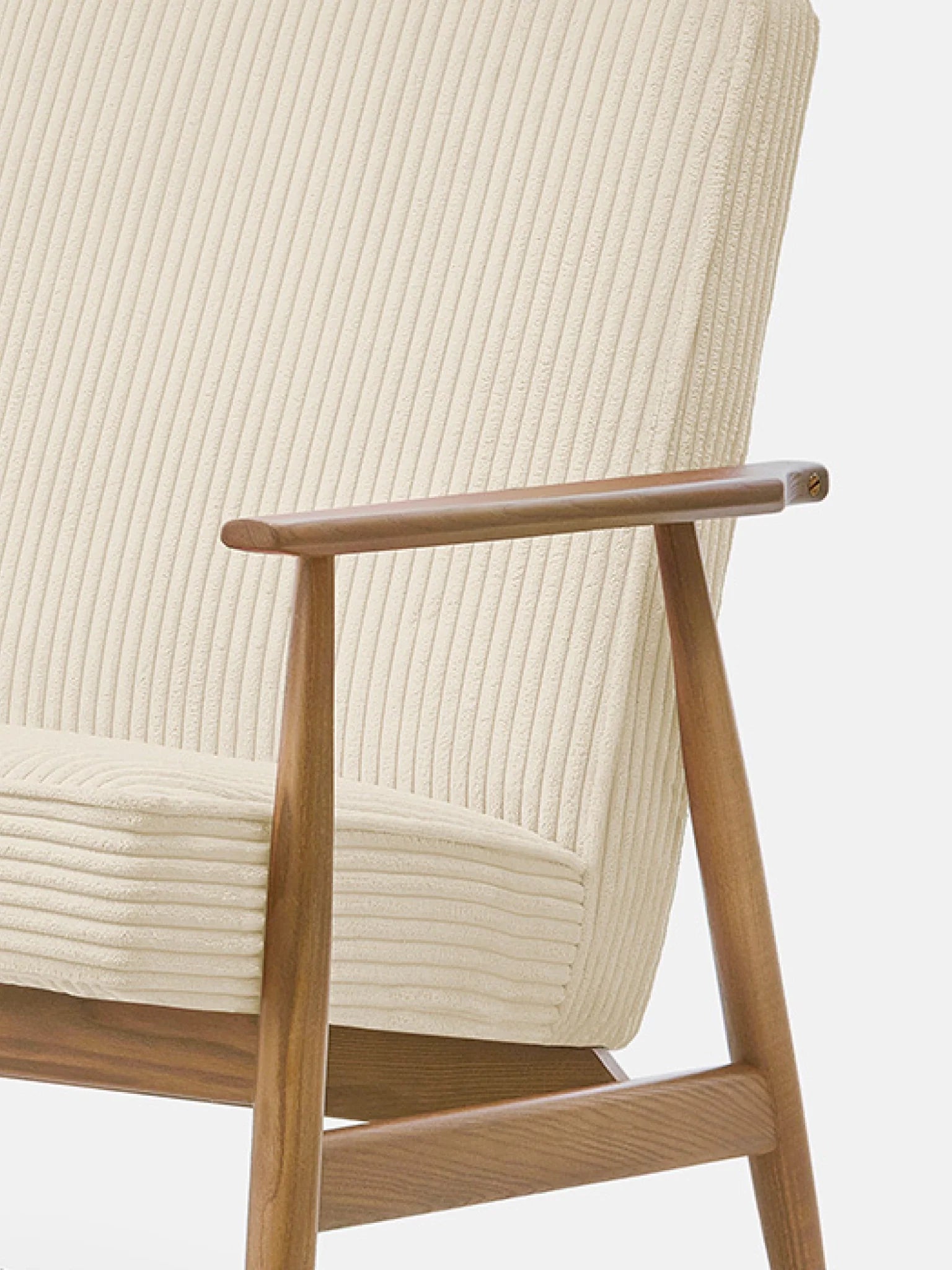 Fox Rocking Chair in Cord Creme