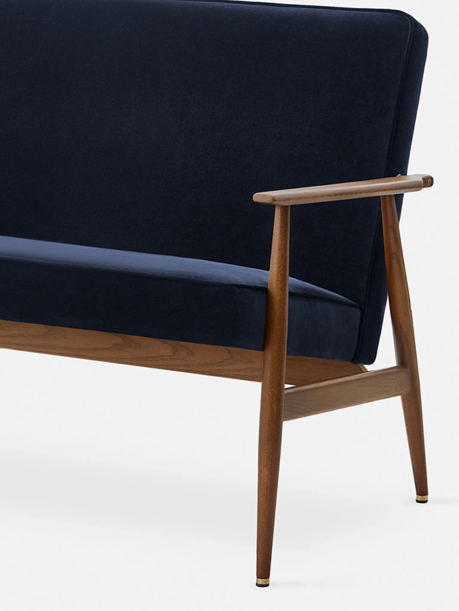 Fox Sofa in Velvet Indigo