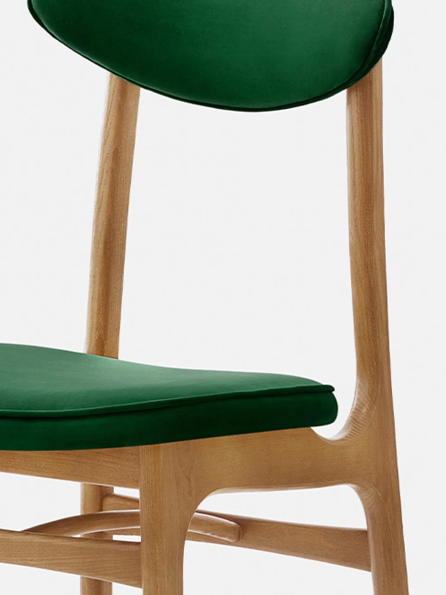200-190 Chair in Velvet Bottle Green