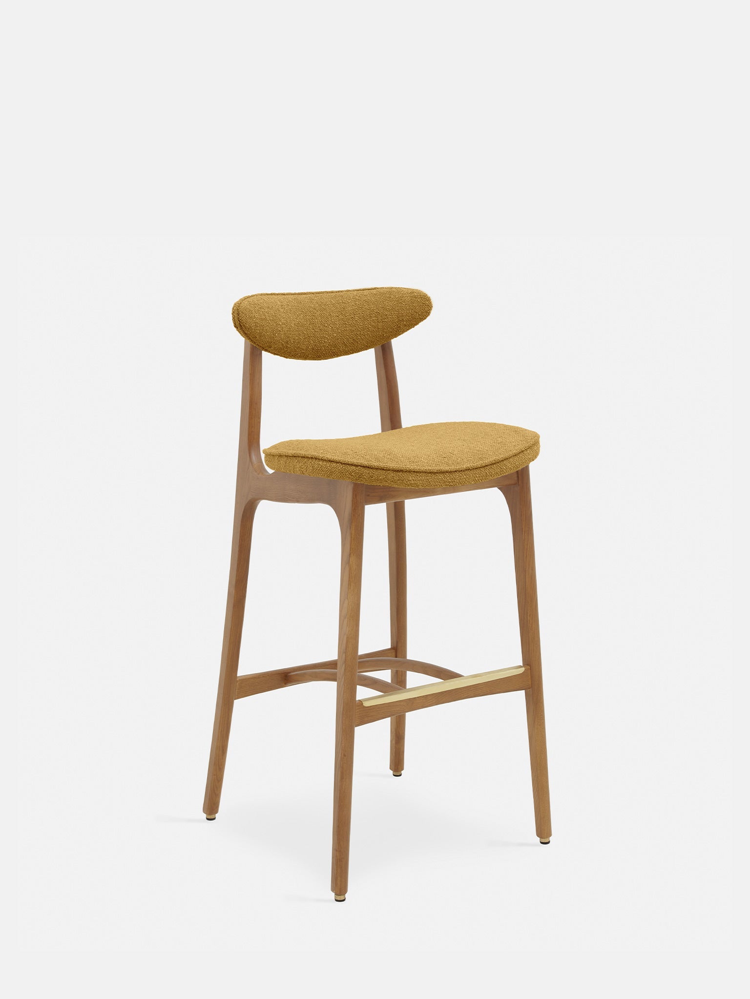 200-190 Bar Stool M/75 in Boucle Mustard