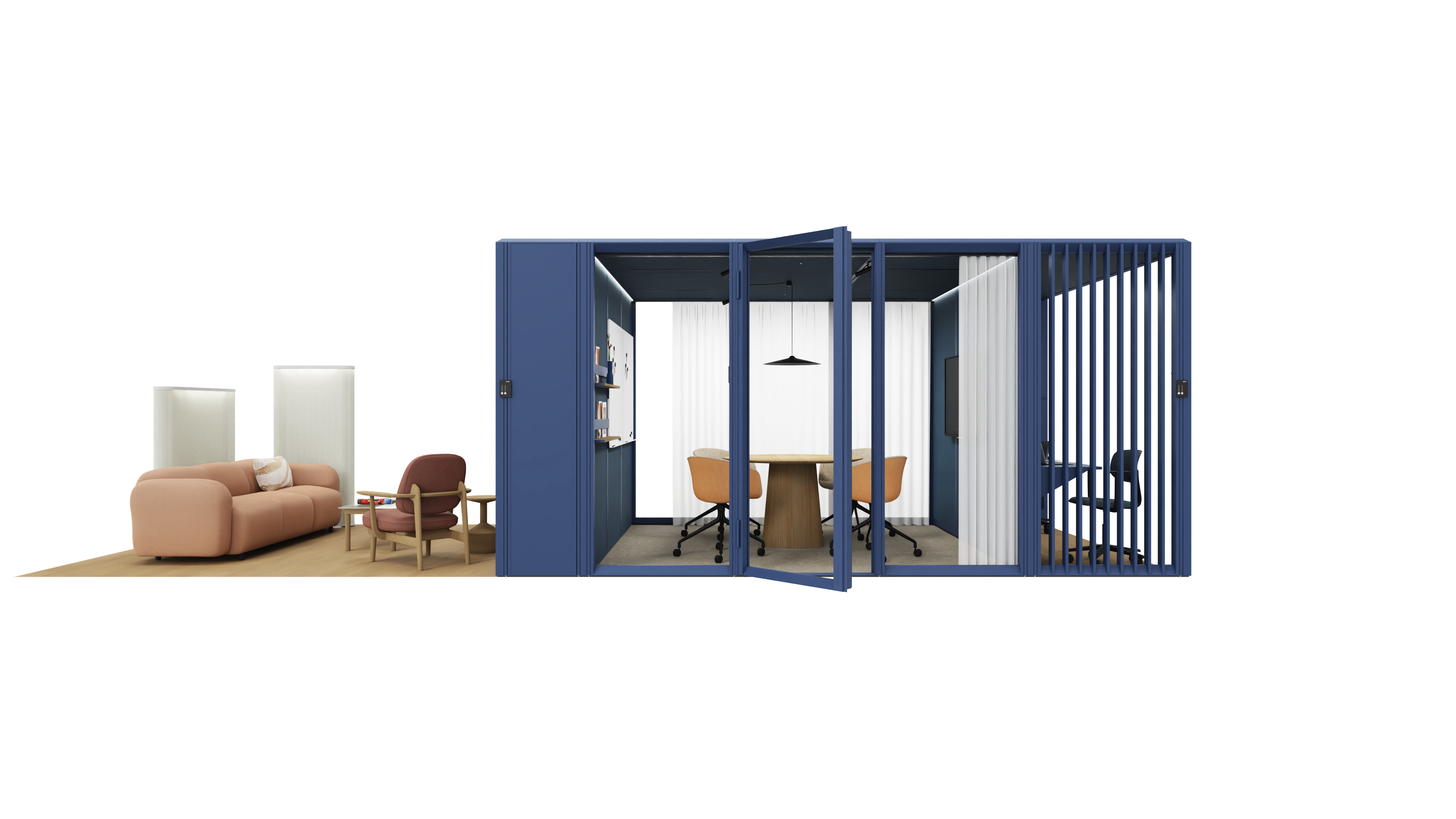 Modular room-in-room system