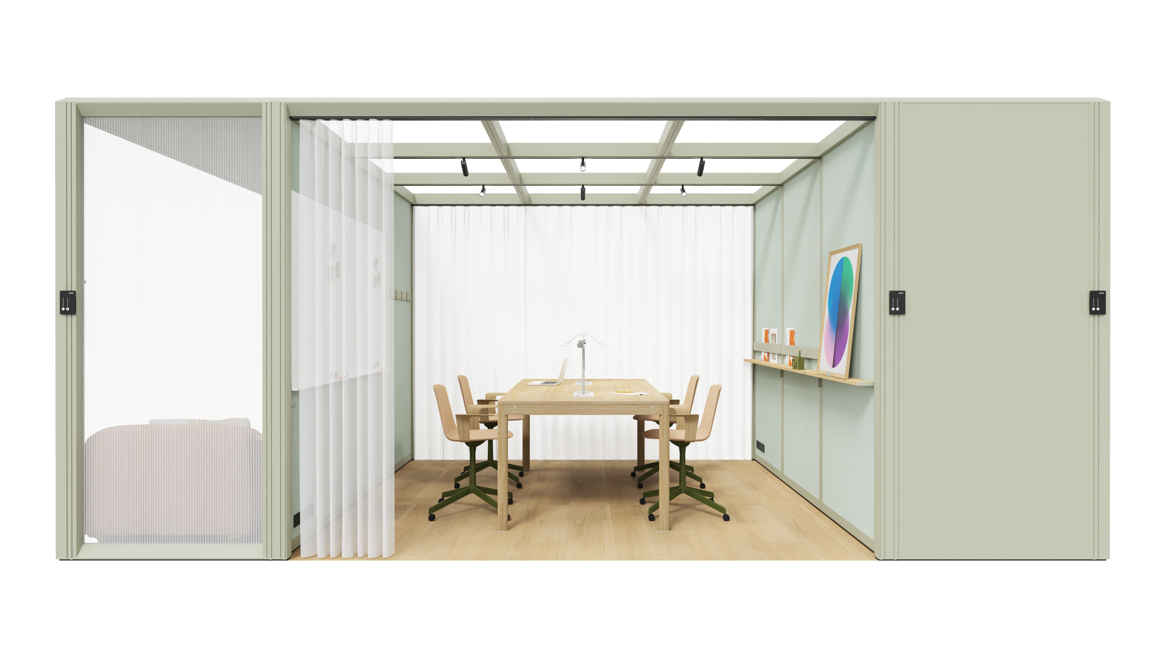 Modular room-in-room system