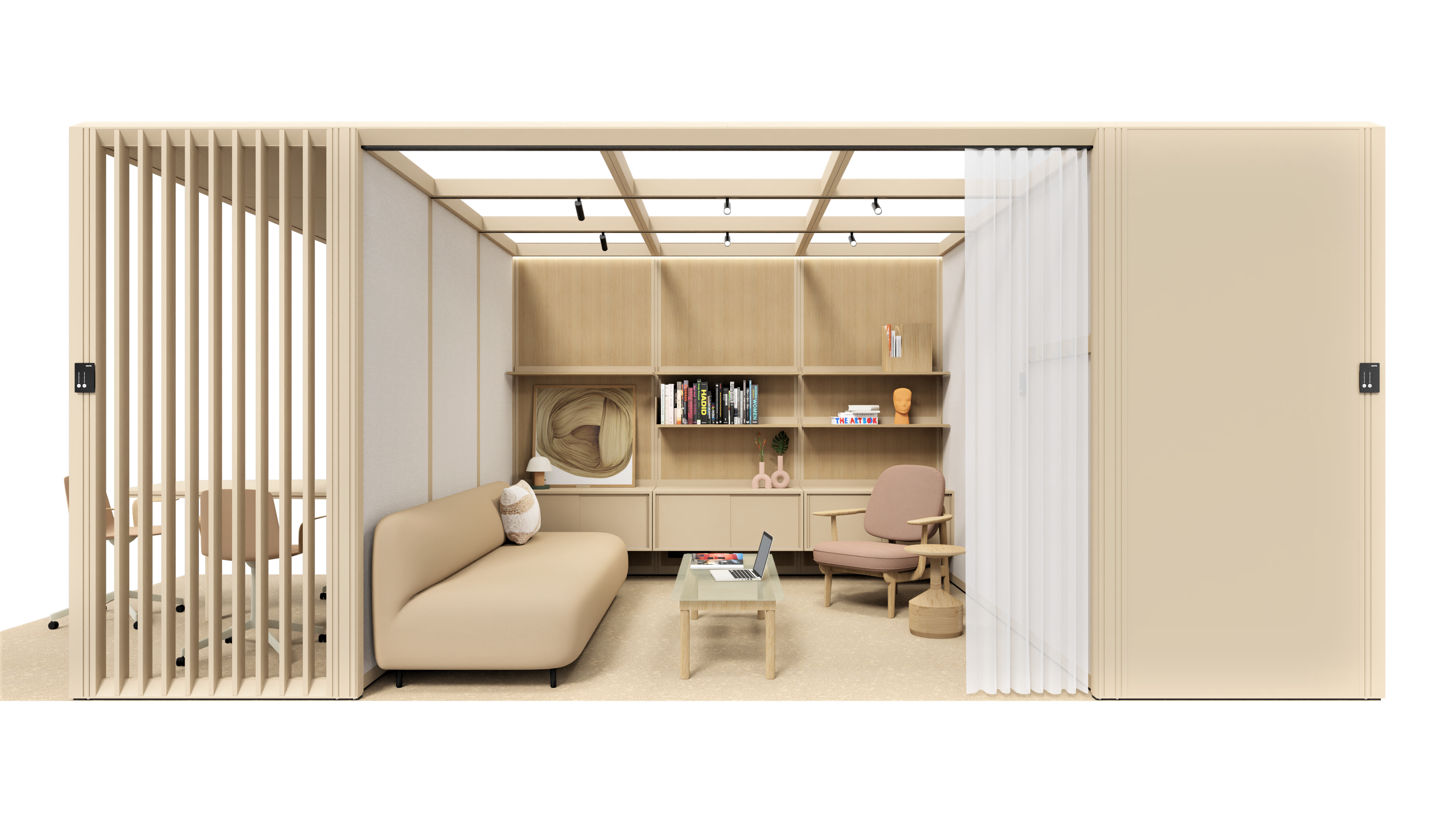 Modular room-in-room system