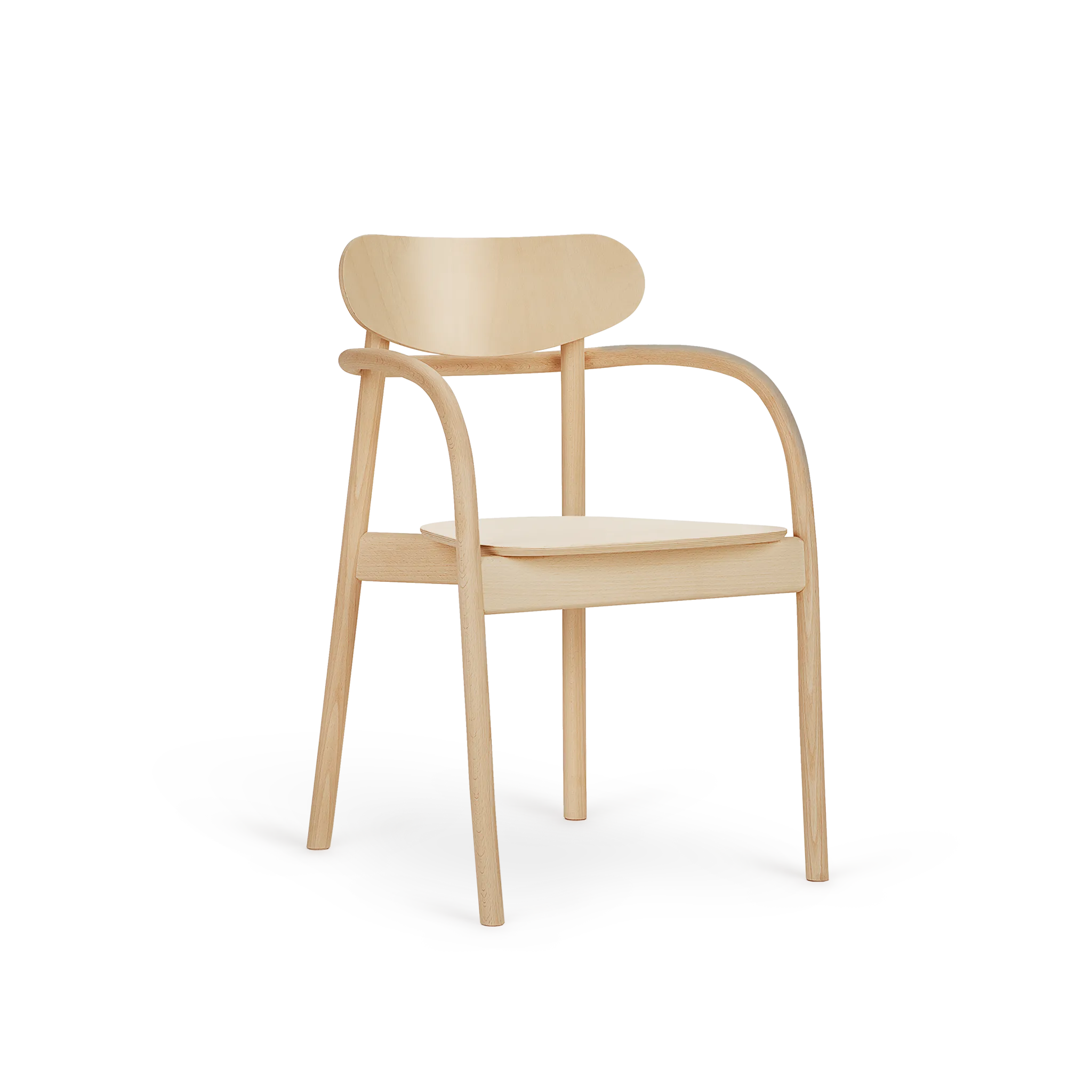 La Benda B-2960 Seat Wood Back Wood