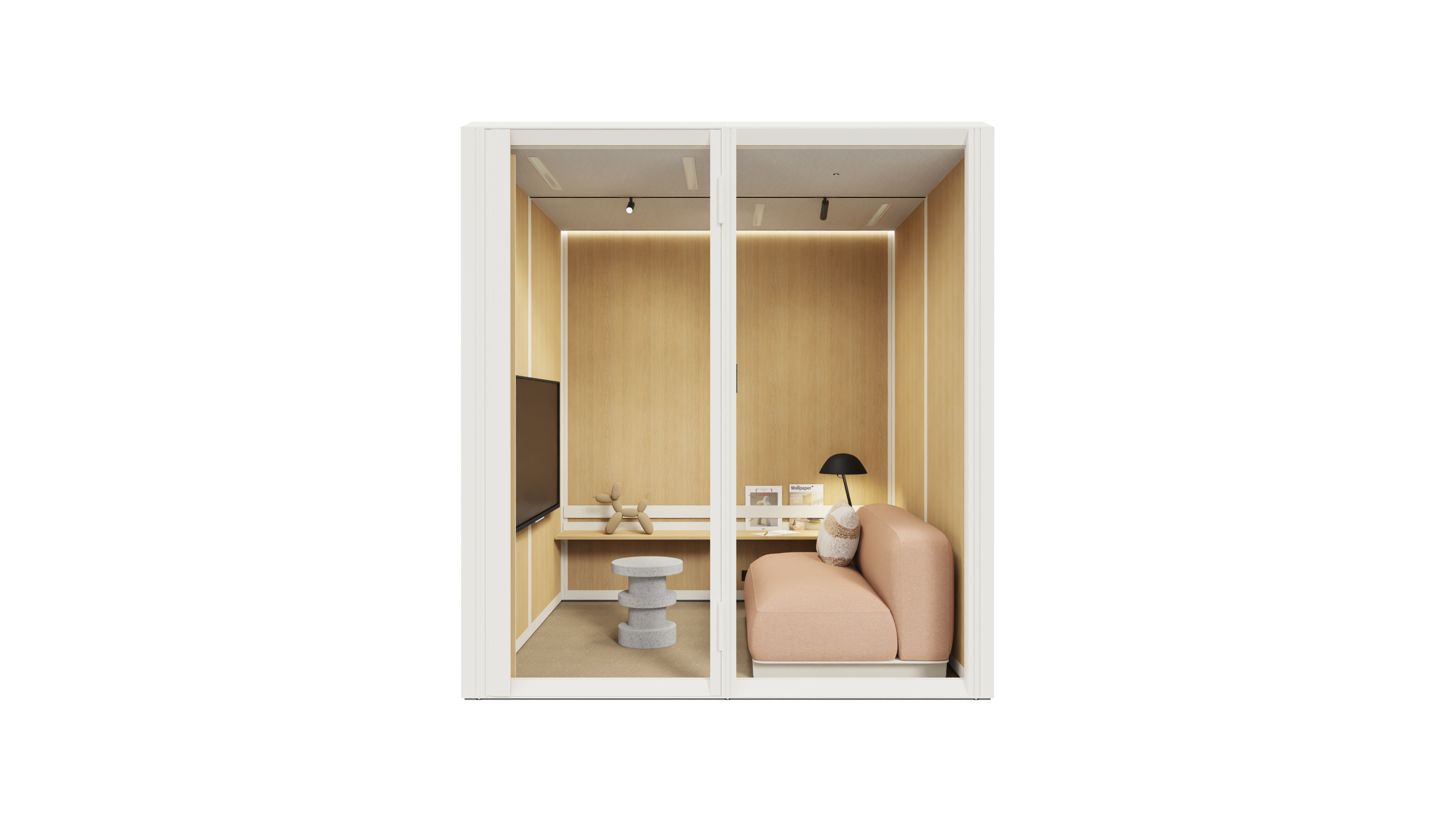 Modular room-in-room system