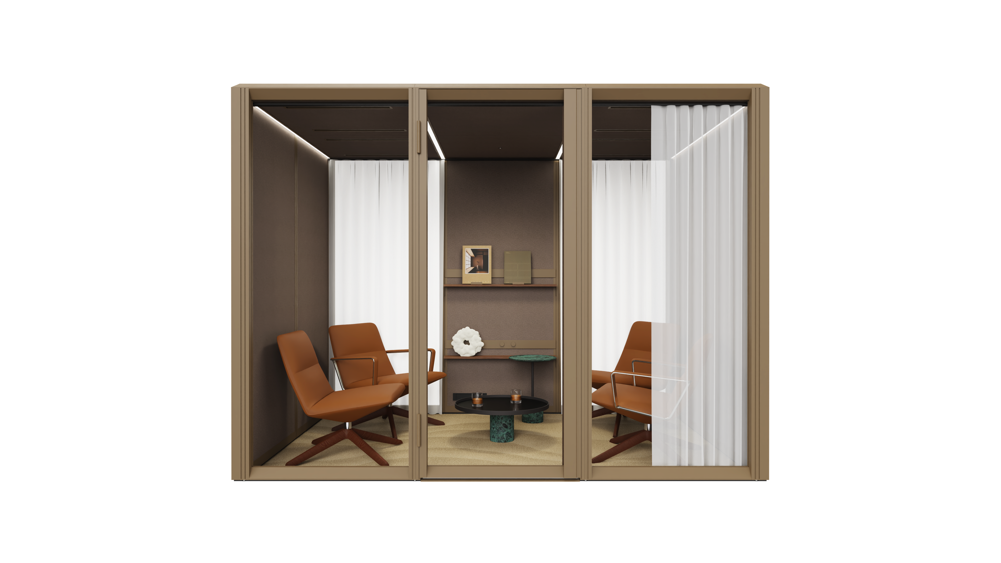 Modular room-in-room system