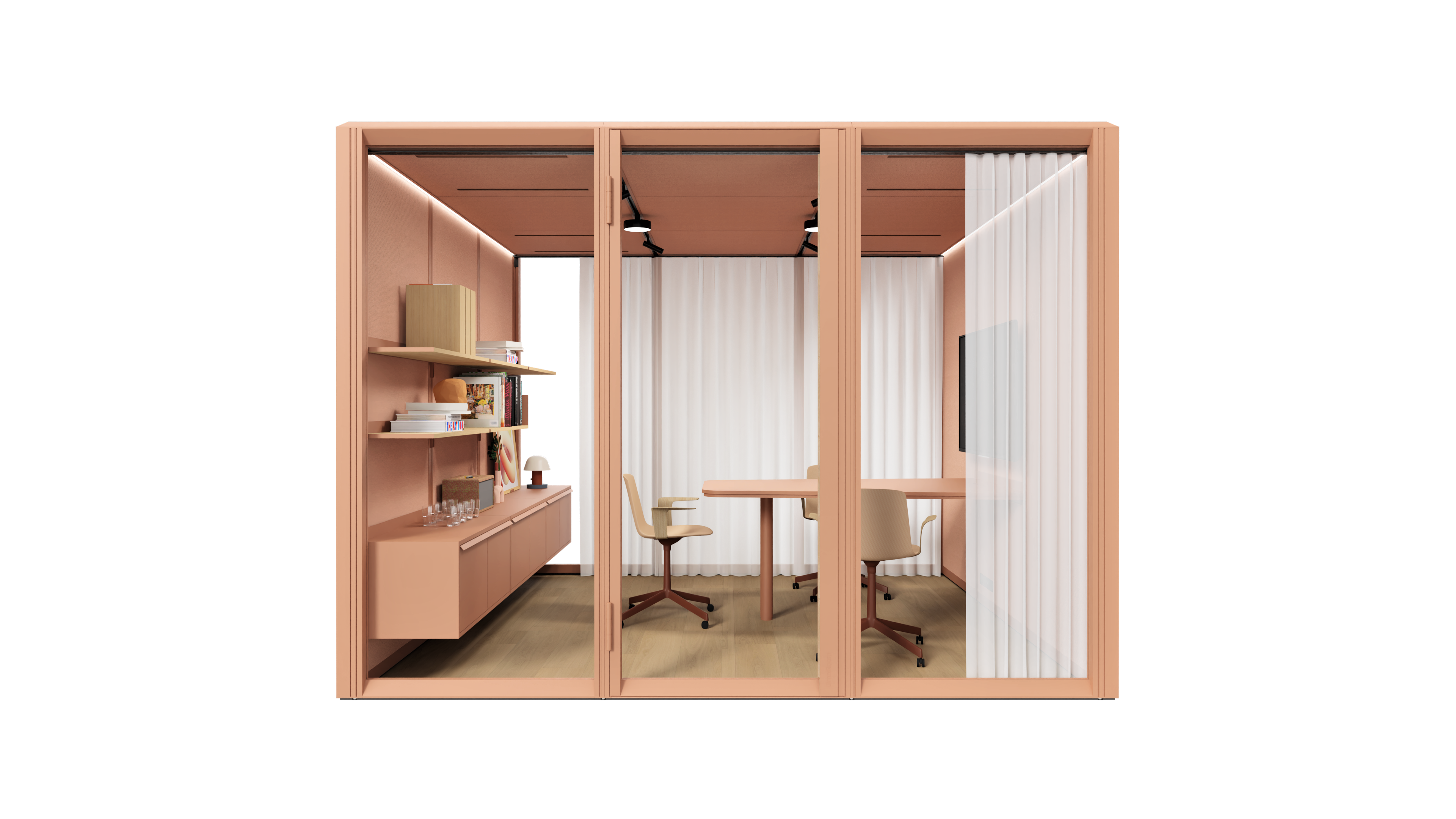 Modular room-in-room system