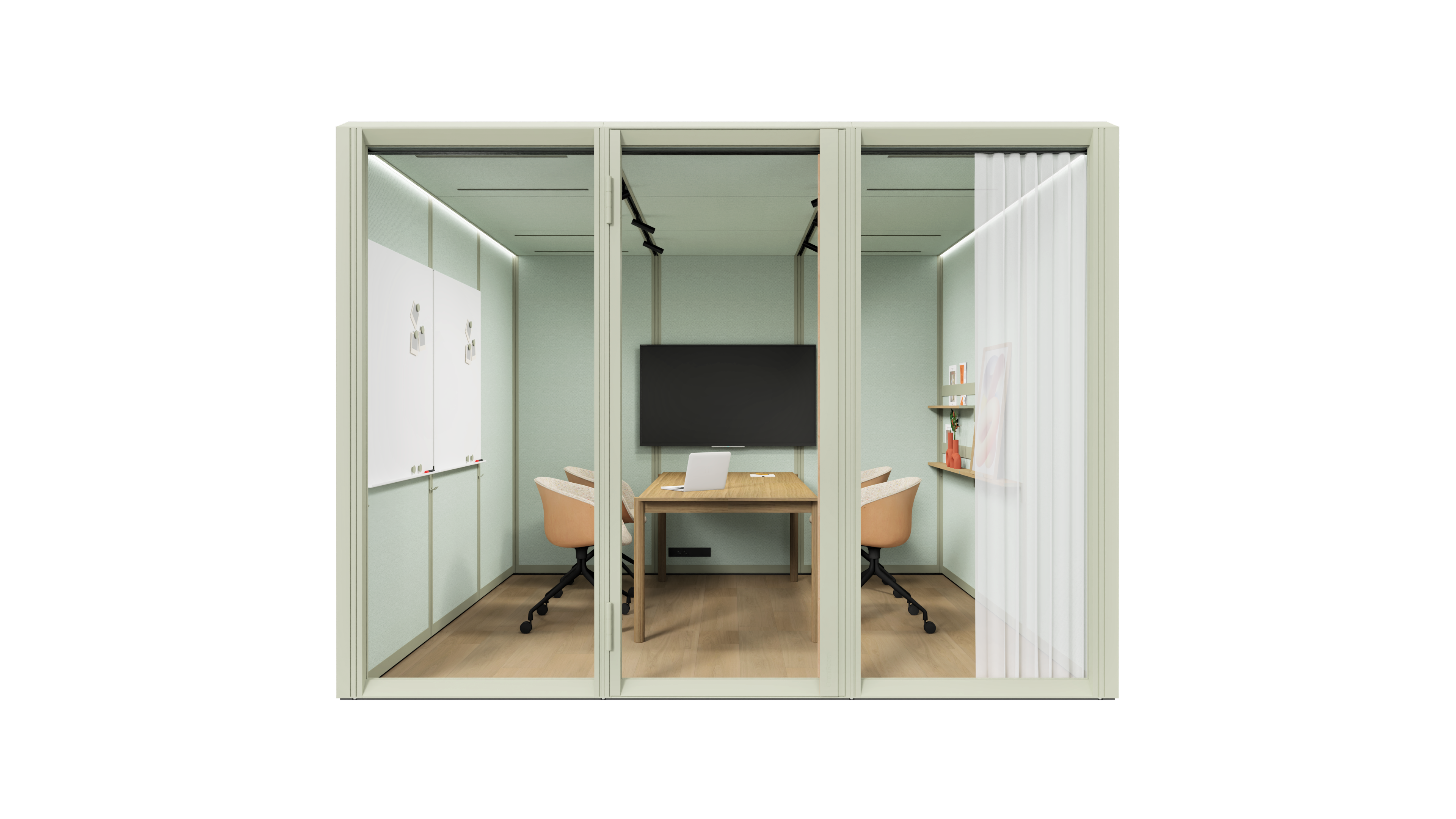 Modular room-in-room system