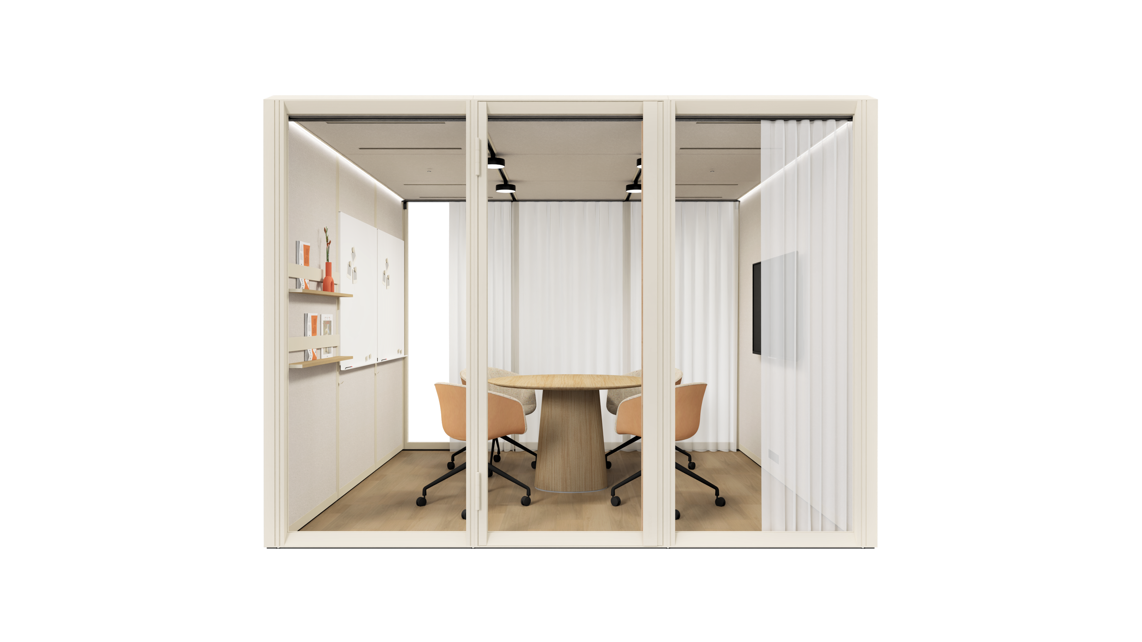 Modular room-in-room system