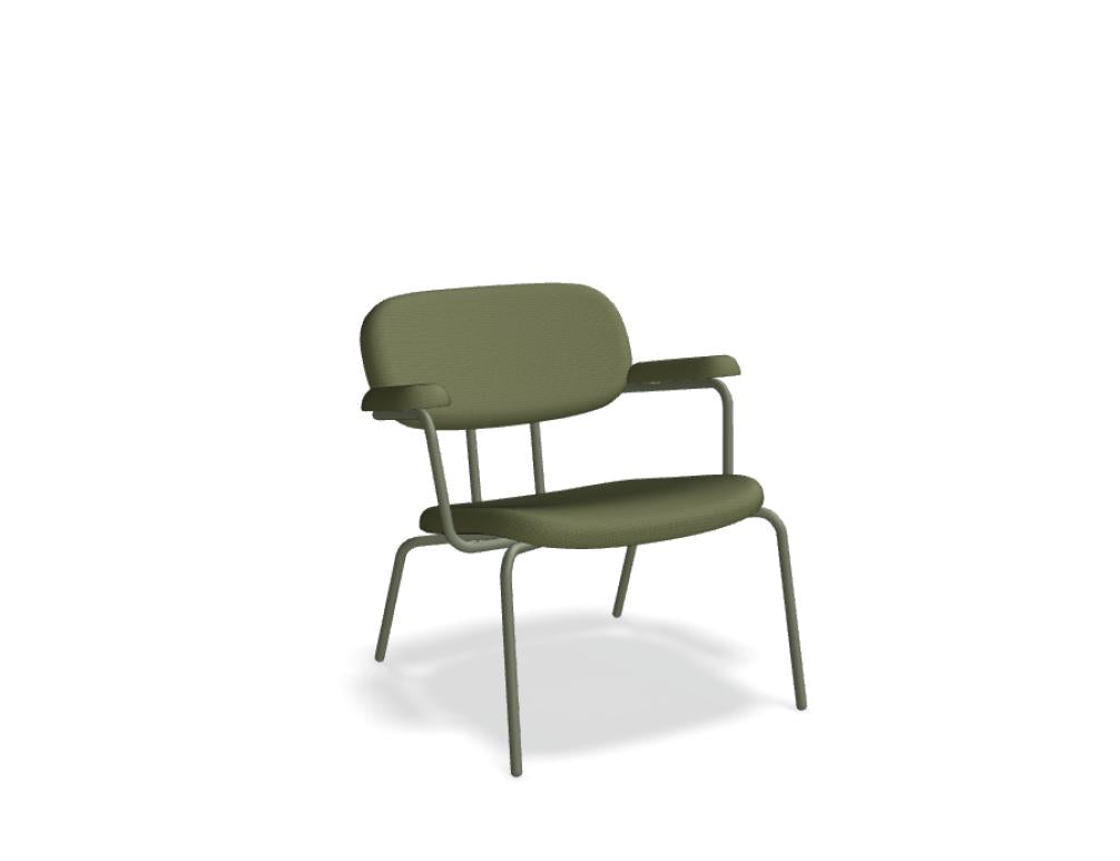 New upholstered armchair