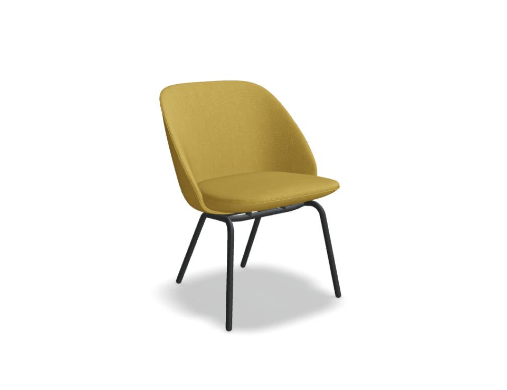 Paralleler Konferenzsessel mit 4-beinigem Gestell