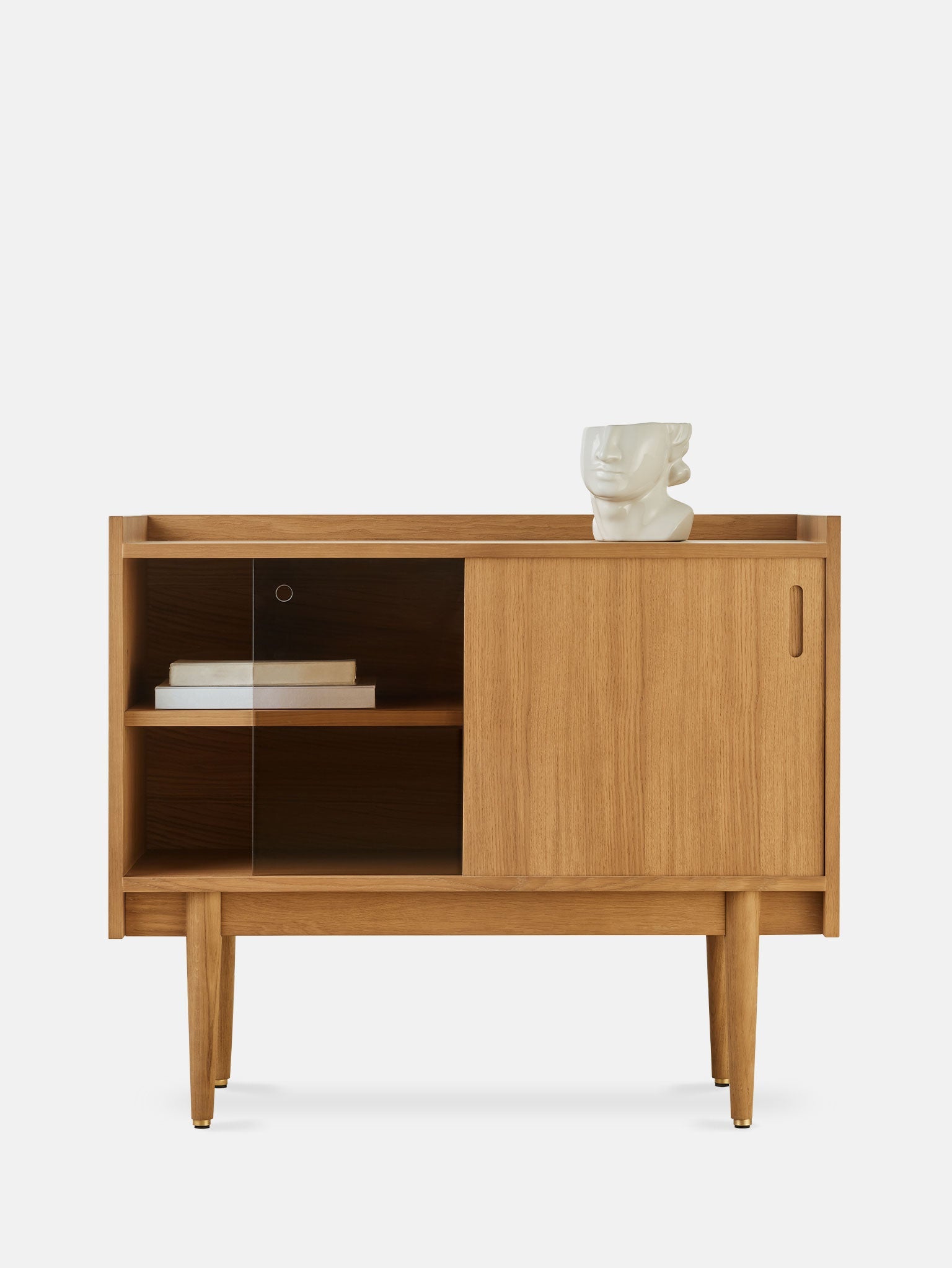 Kleines Sideboard aus Glas 1050