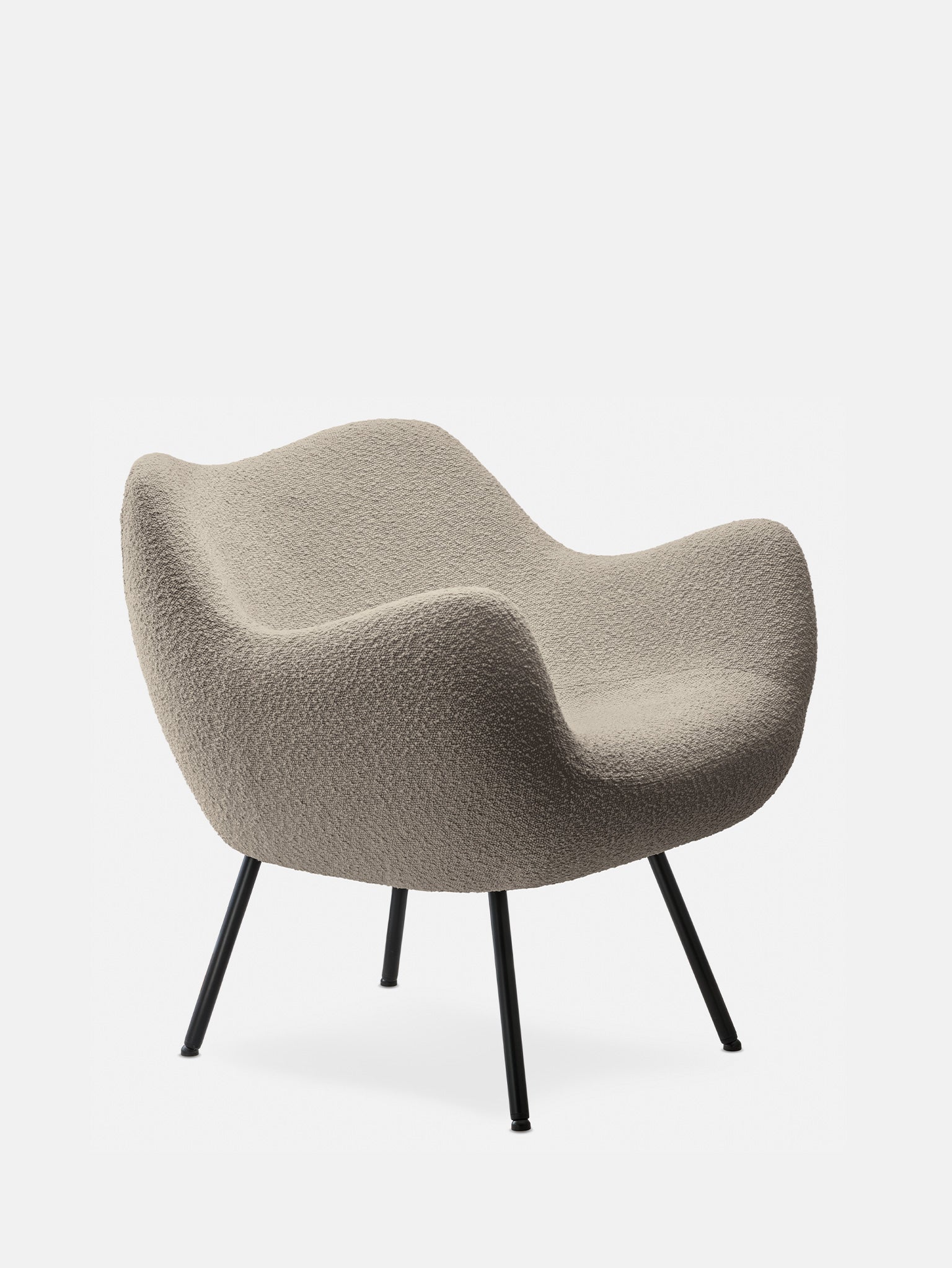 RM58 Soft Armchair in Boucle Beige