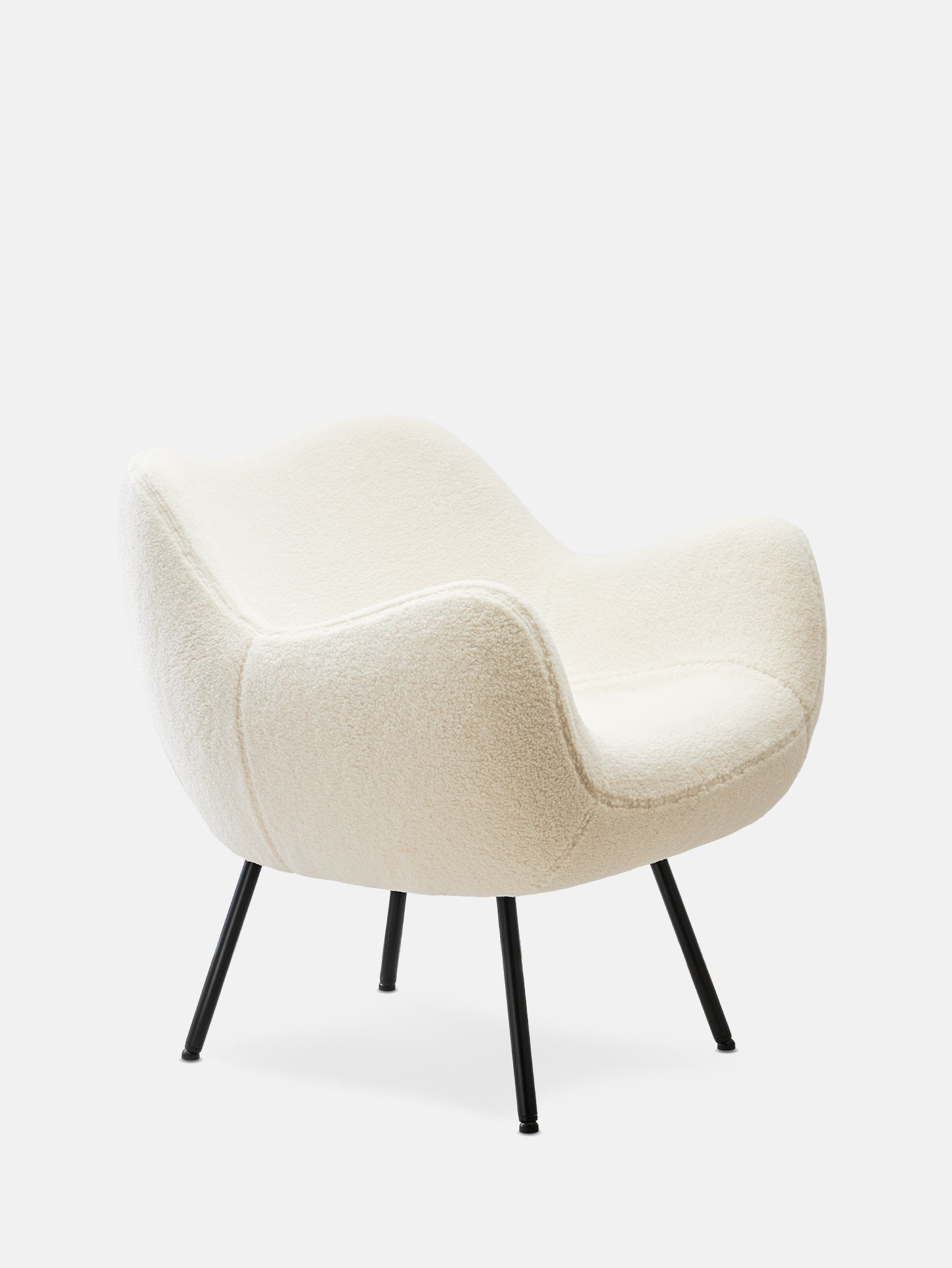 RM58 Soft Armchair in Teddy Creme