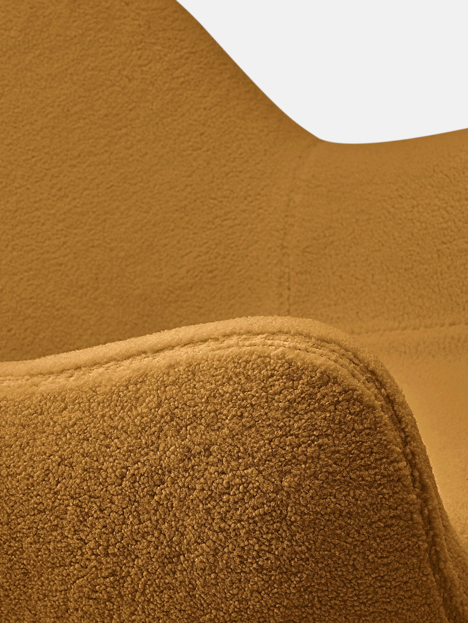 RM58 Soft Armchair in Teddy Mustard