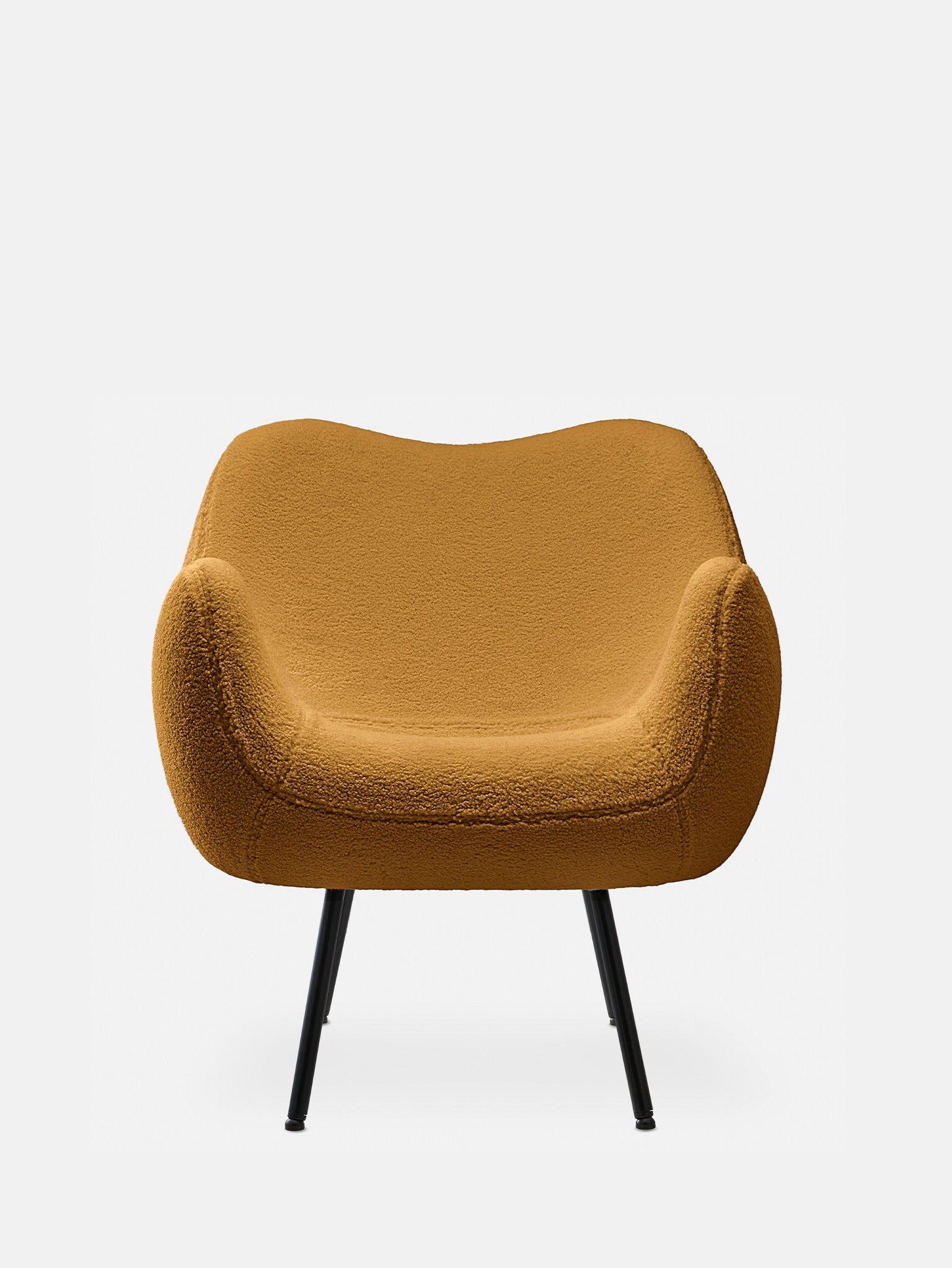 RM58 Soft Armchair in Teddy Mustard