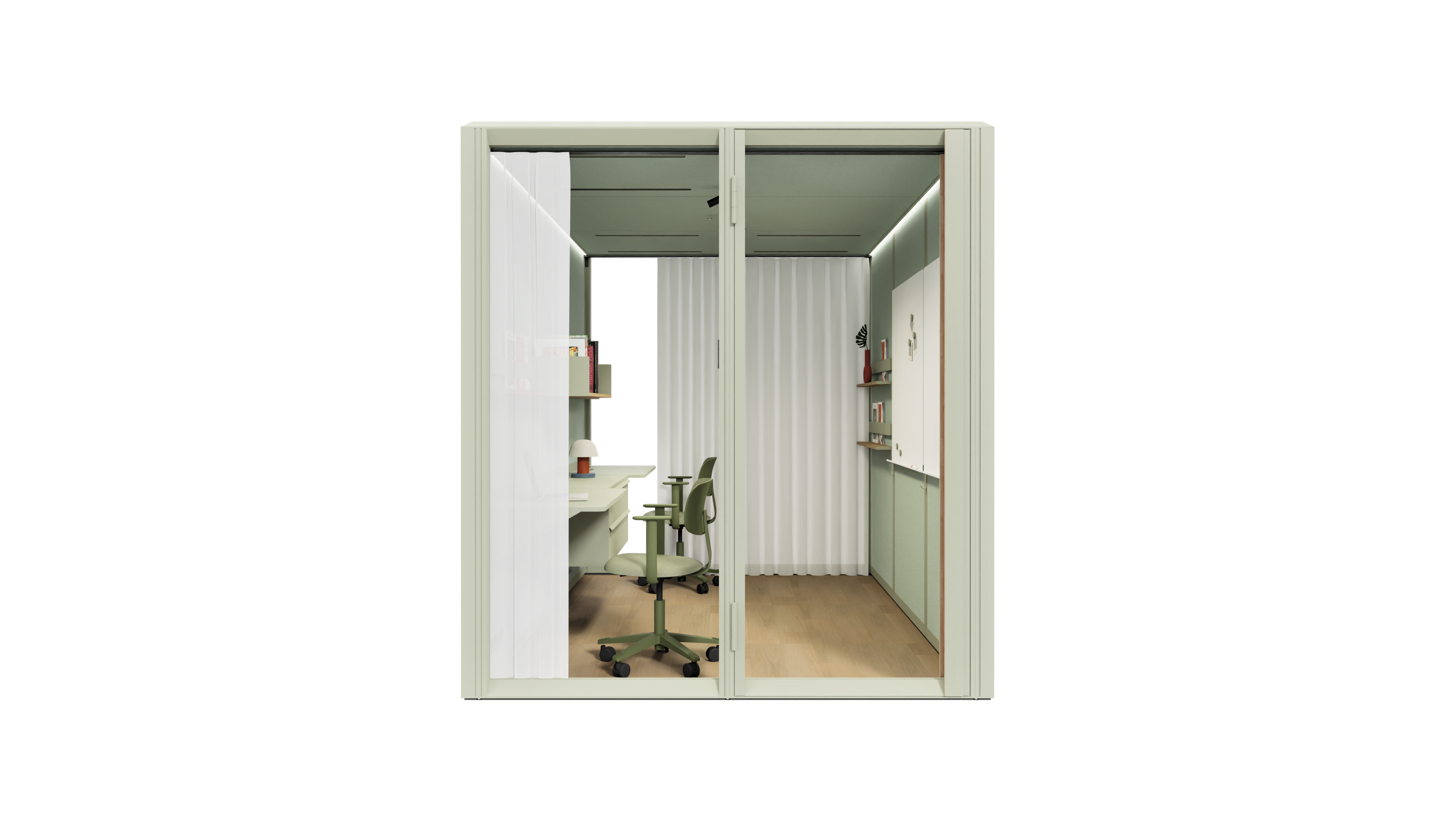 Modular room-in-room system