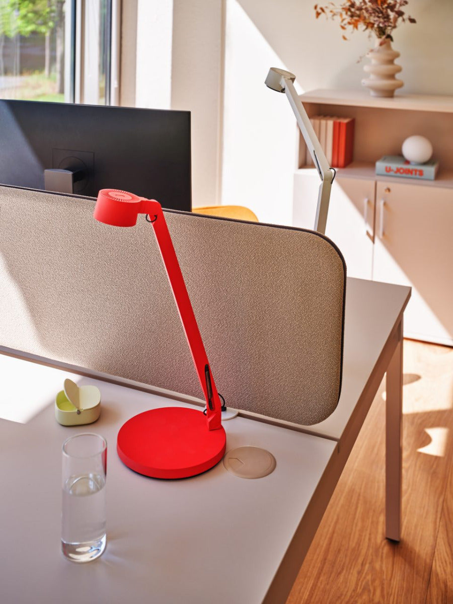 Sonic acoustic desk screens