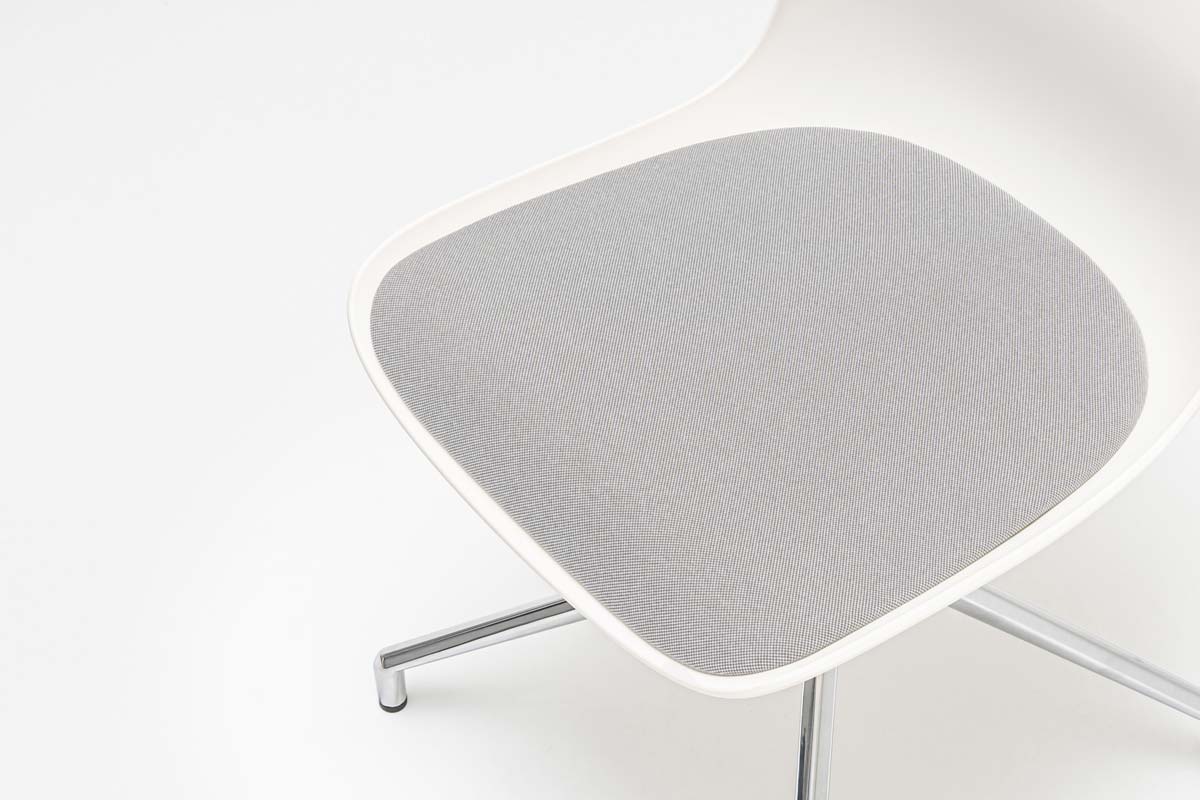 Gestell aus poliertem Aluminium für den Baltic Chair