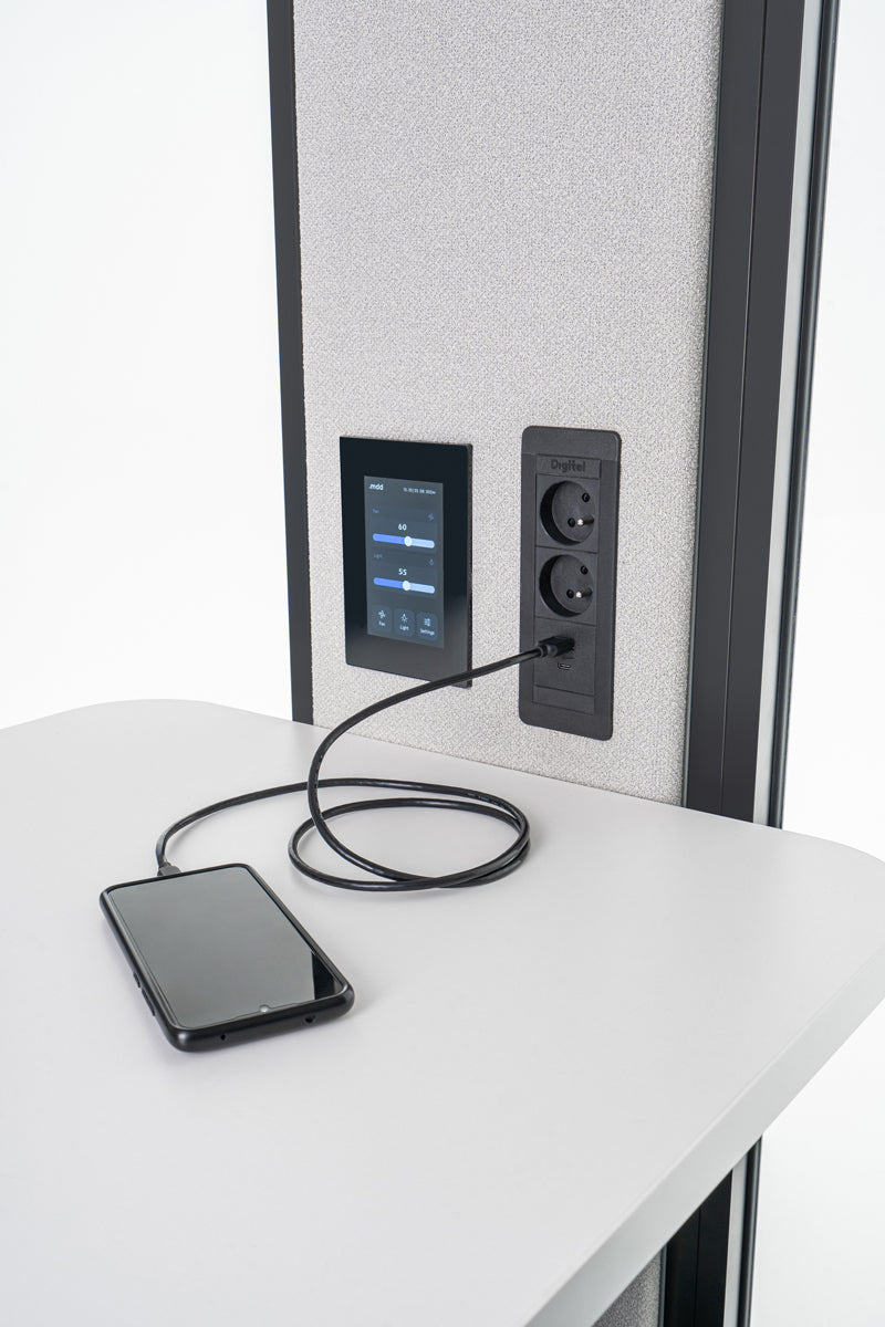 Coda 4-person acoustic booth