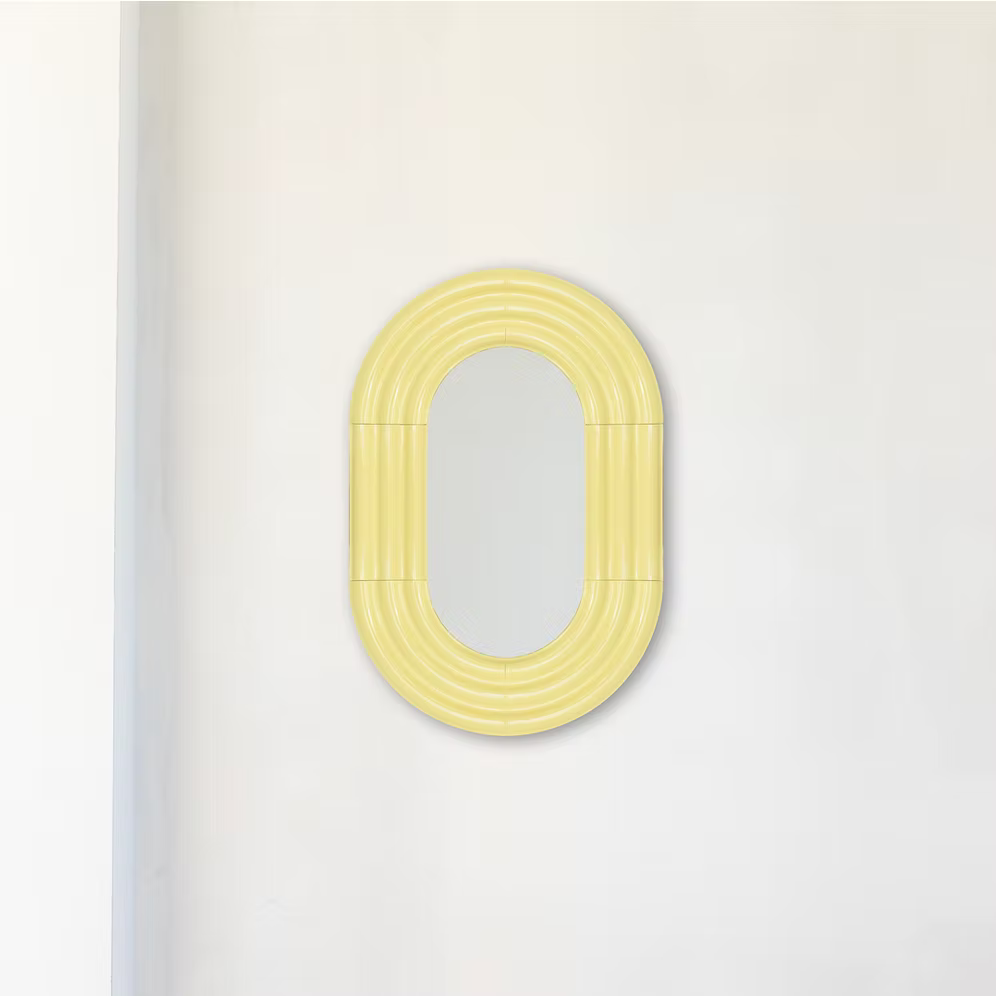 ELO Mirror / 90x60 / hand-glazed ceramic