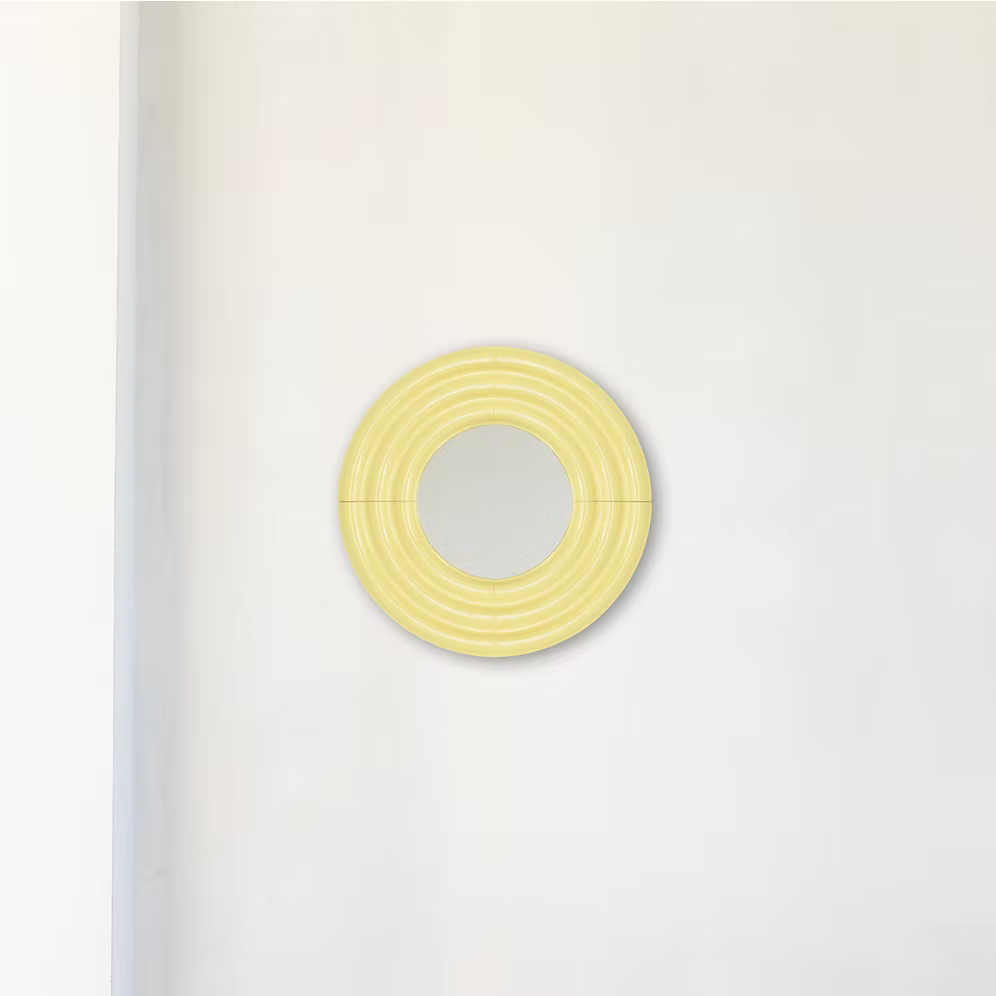 ELO Mirror / 60x60 / hand-glazed ceramic