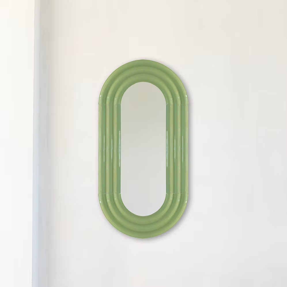 ELO Mirror / 120x60 / hand-glazed ceramic