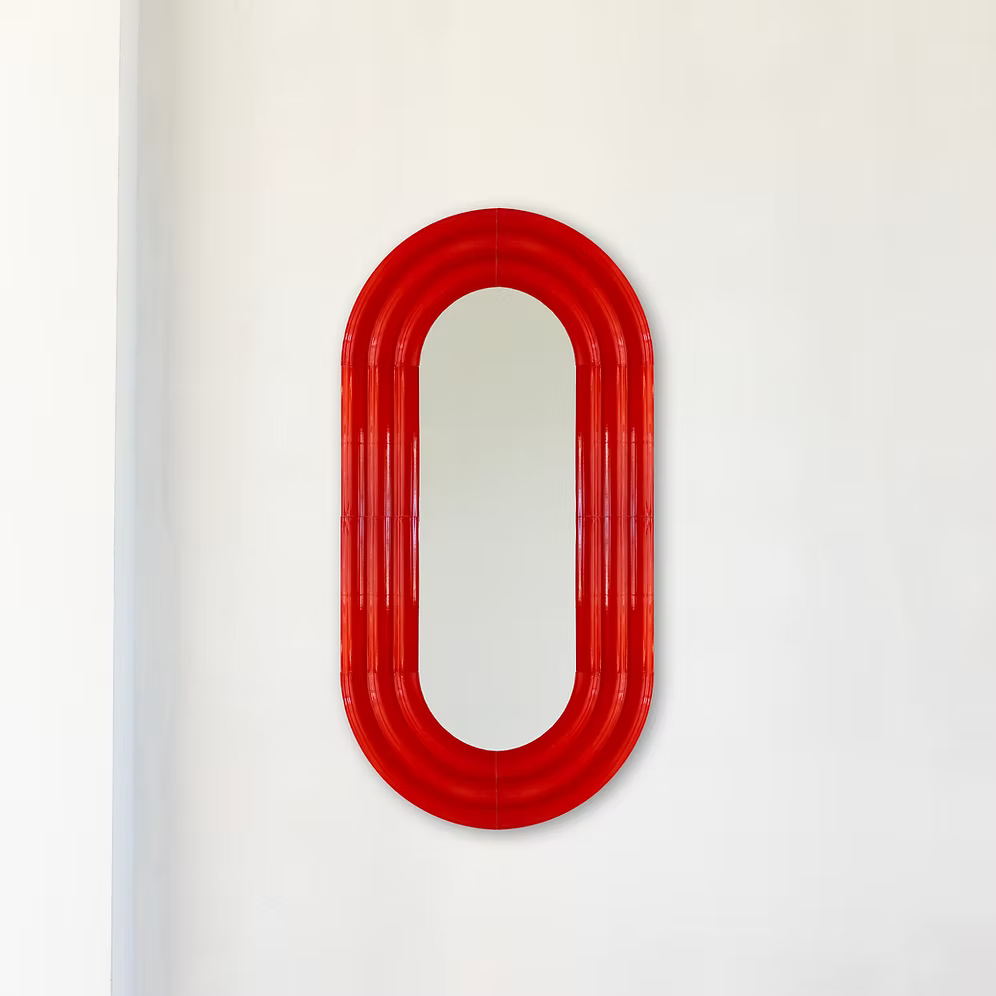 ELO Mirror / 120x60 / hand-glazed ceramic