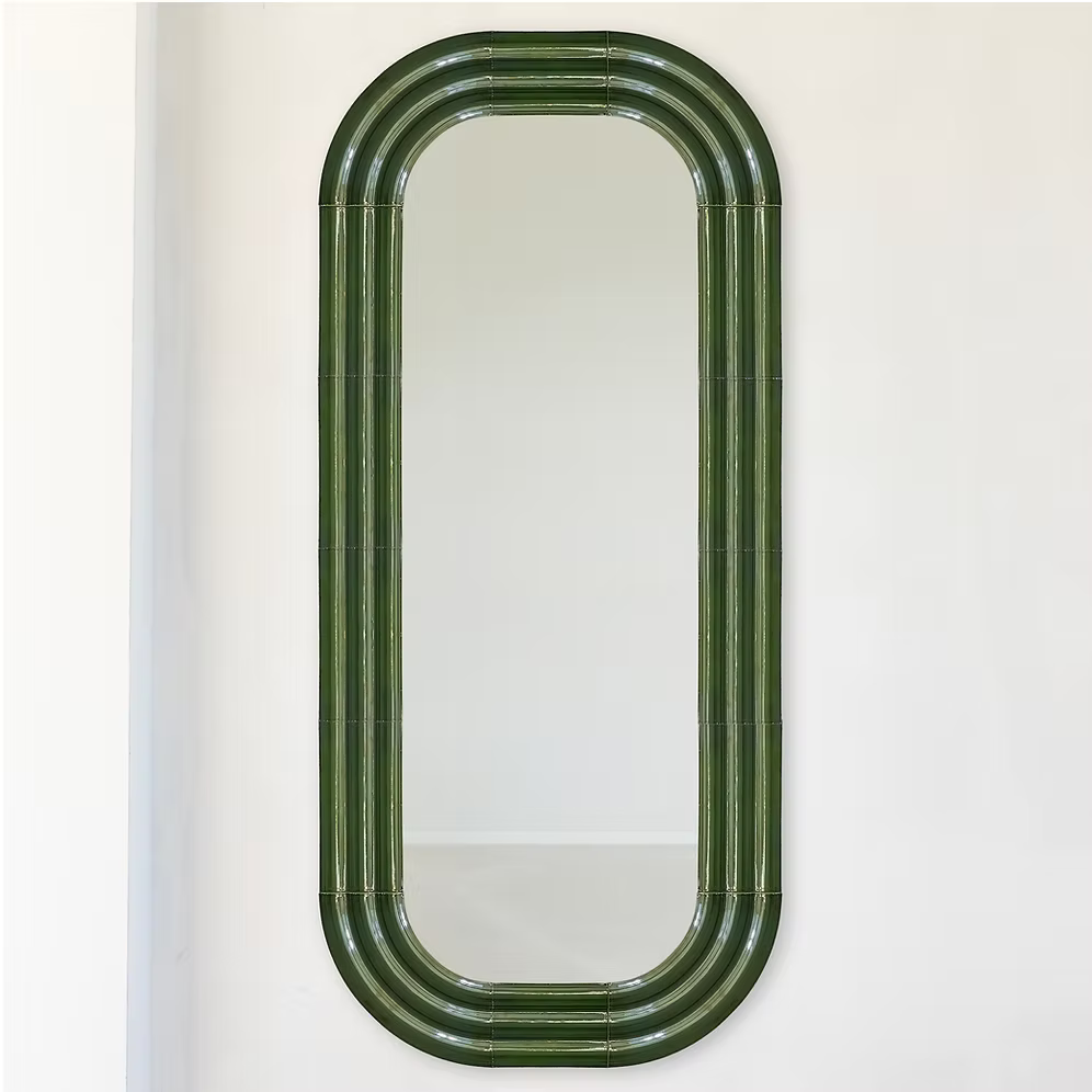 ELO Mirror / 180x80 / hand-glazed ceramic
