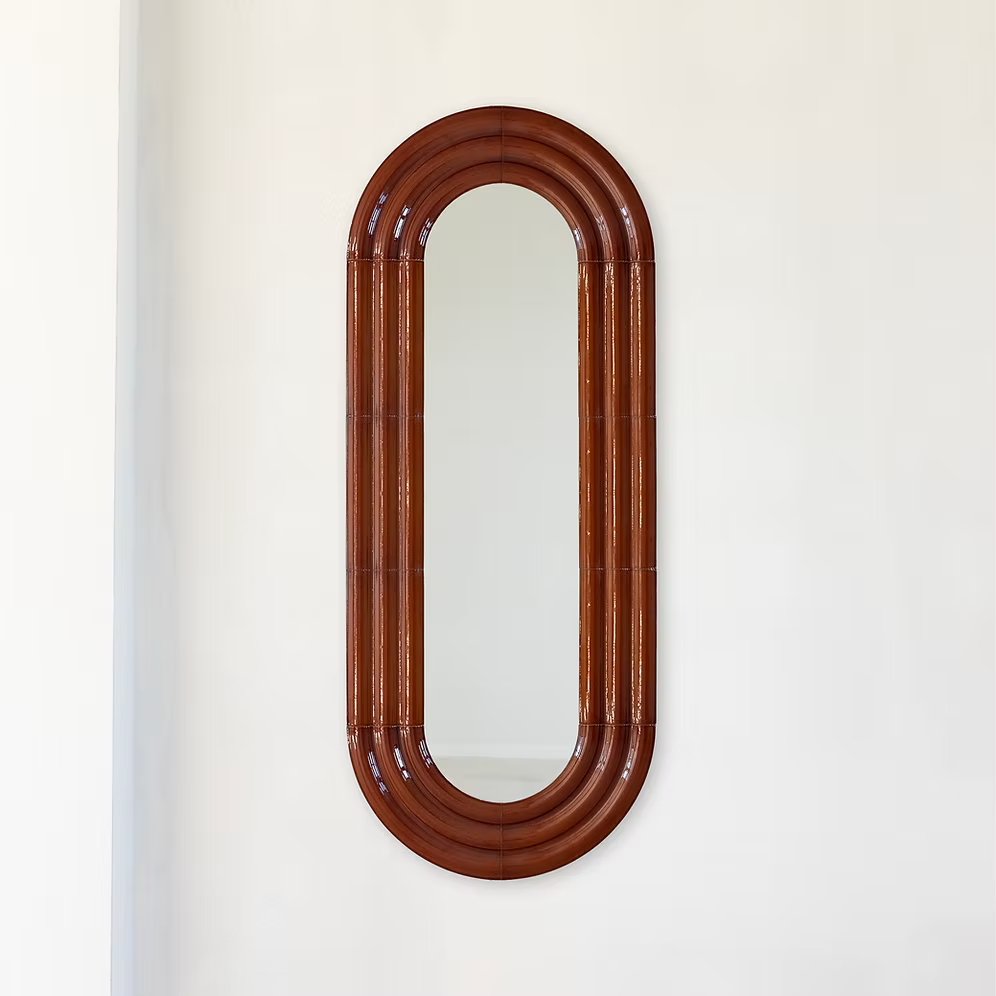 ELO Mirror / 150x60 / hand-glazed ceramic